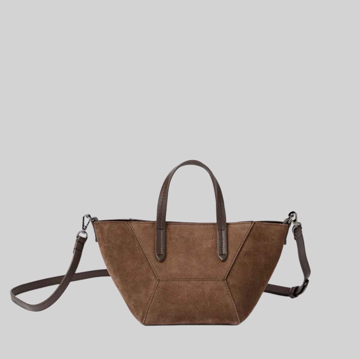 BC Duo Mini Bag In Suede With Monili