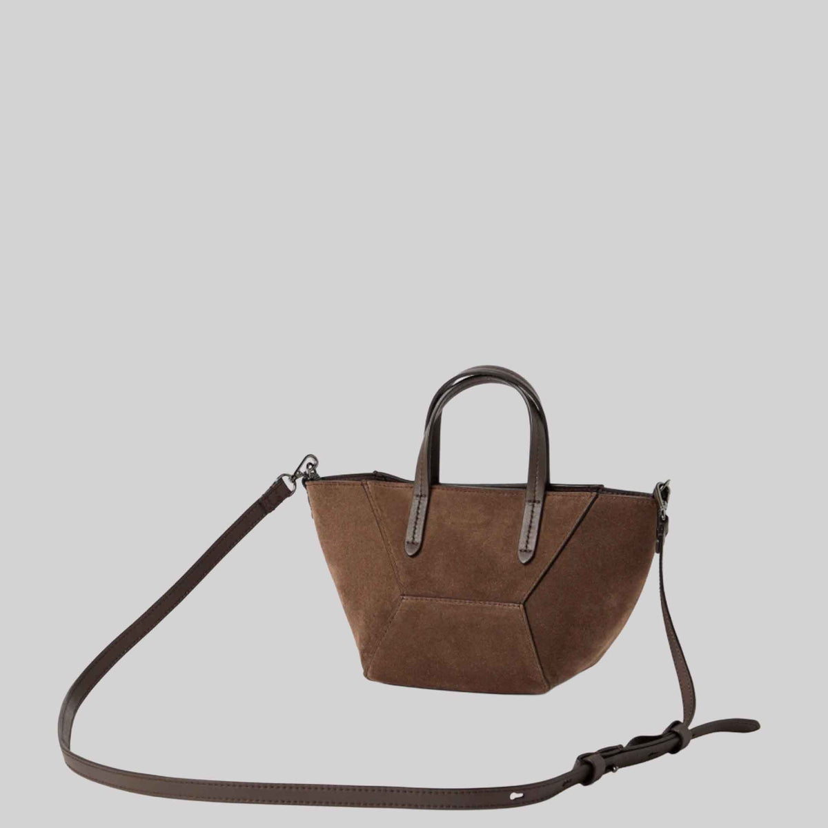 BC Duo Mini Bag In Suede With Monili