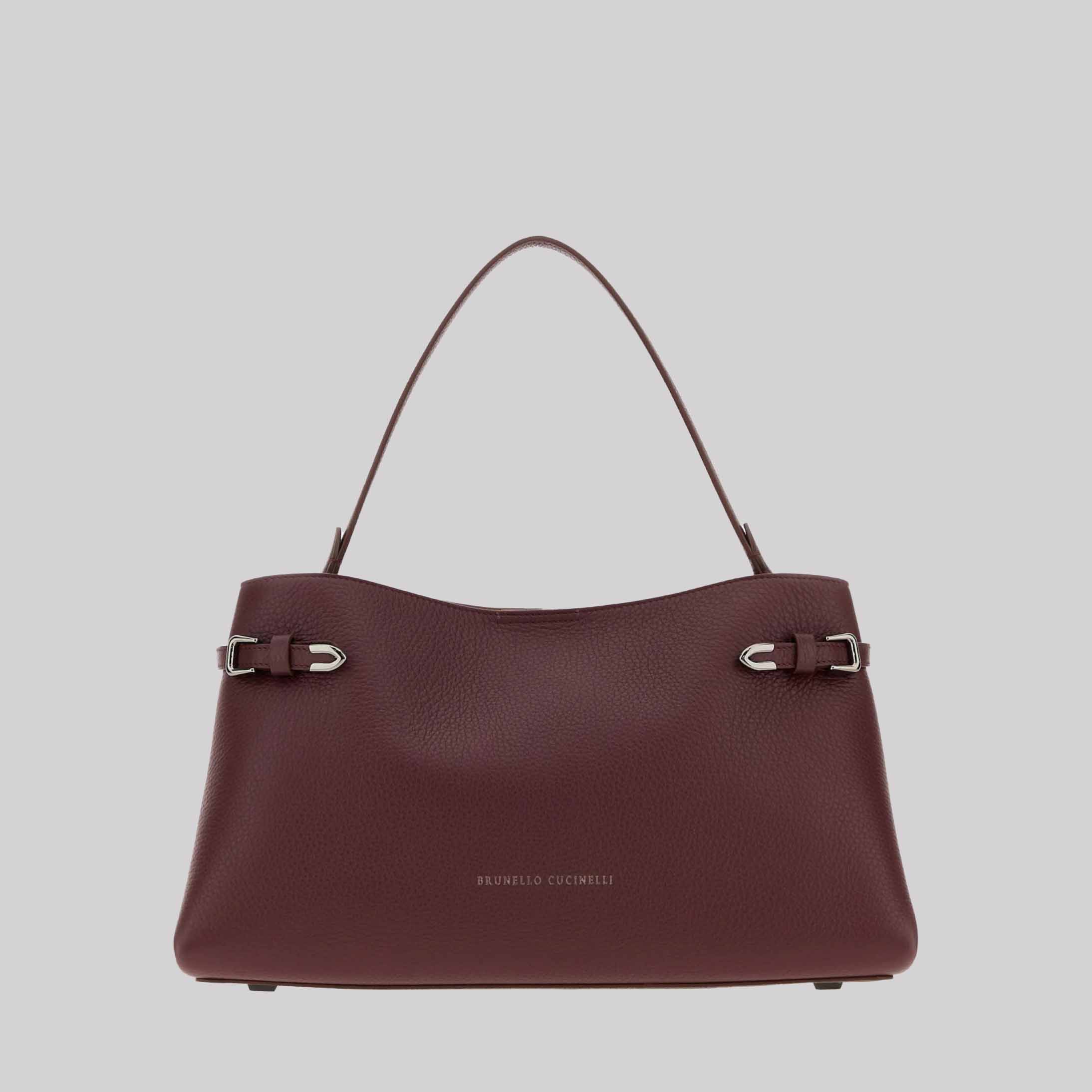 Grape Leather Handbag