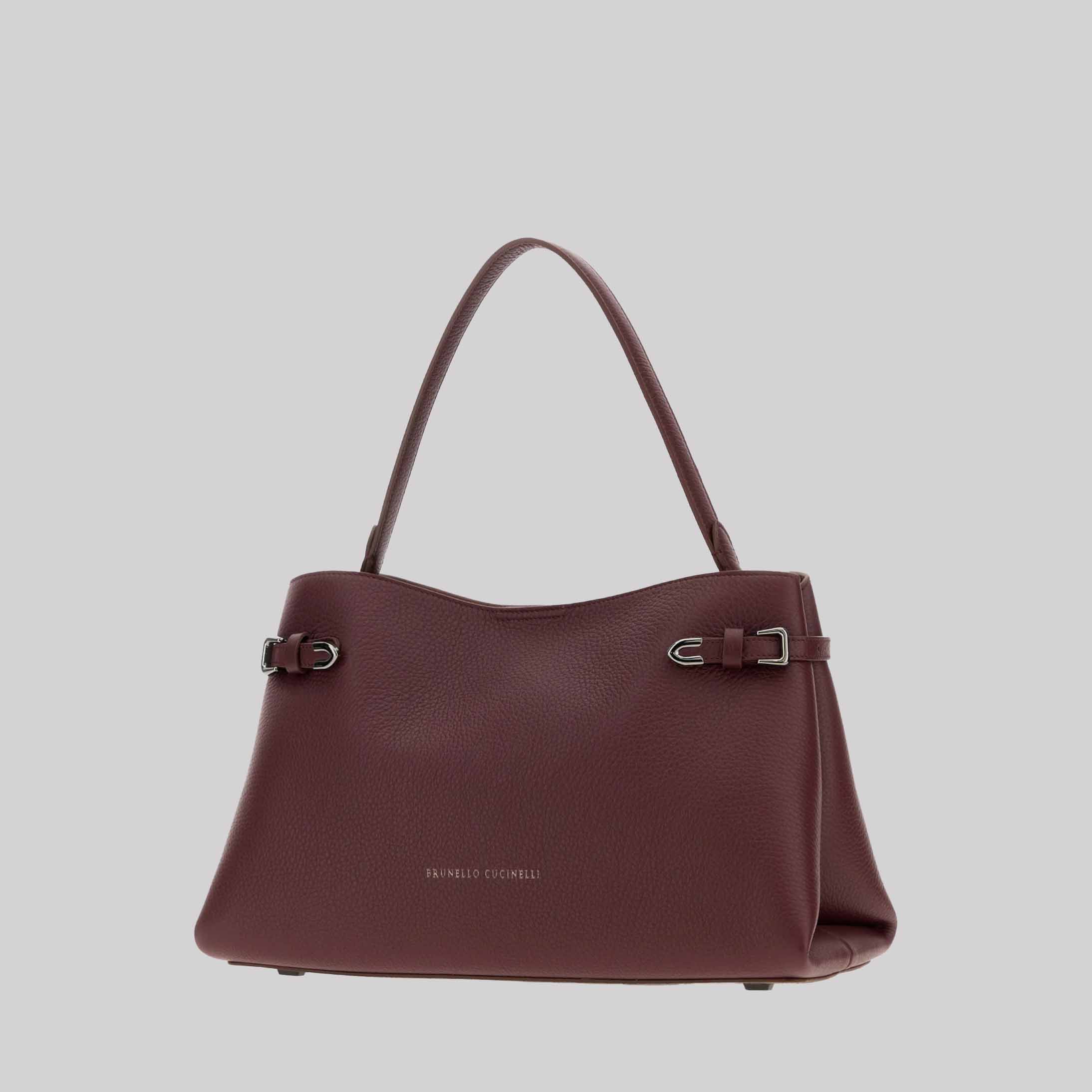 Grape Leather Handbag