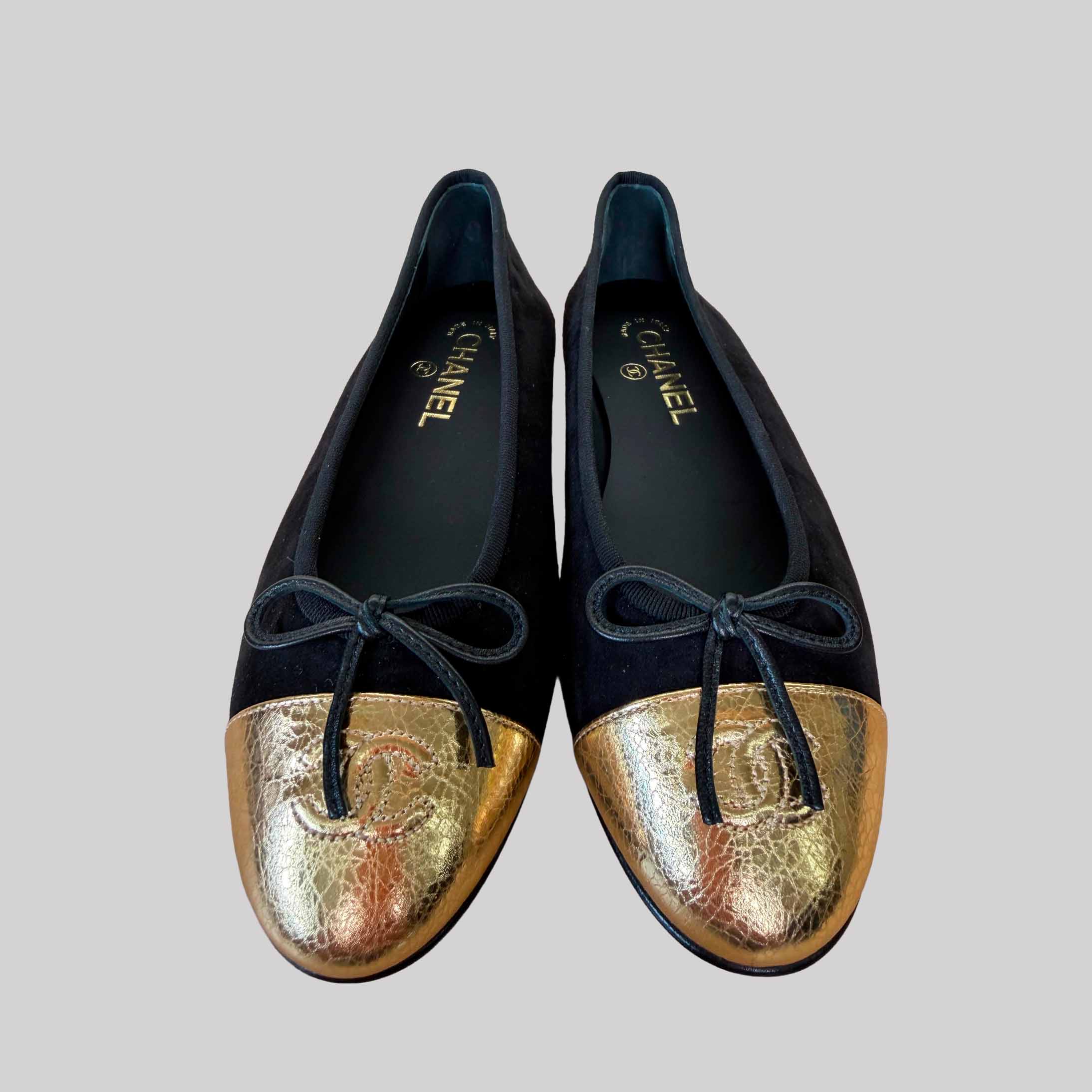 Ballet Flats In Suede