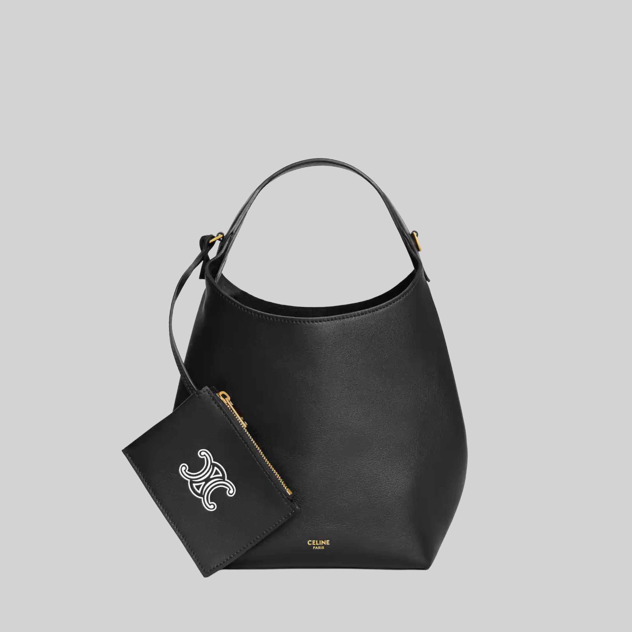 Small Hobo In Supple Smooth Calfskin
