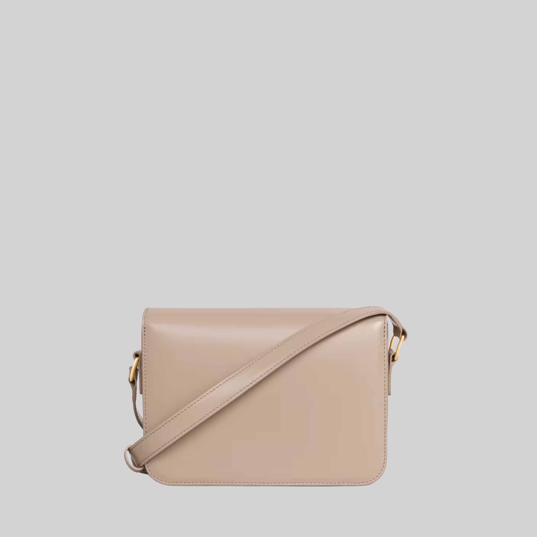 Teen Triomphe Bag In Shiny Calfskin