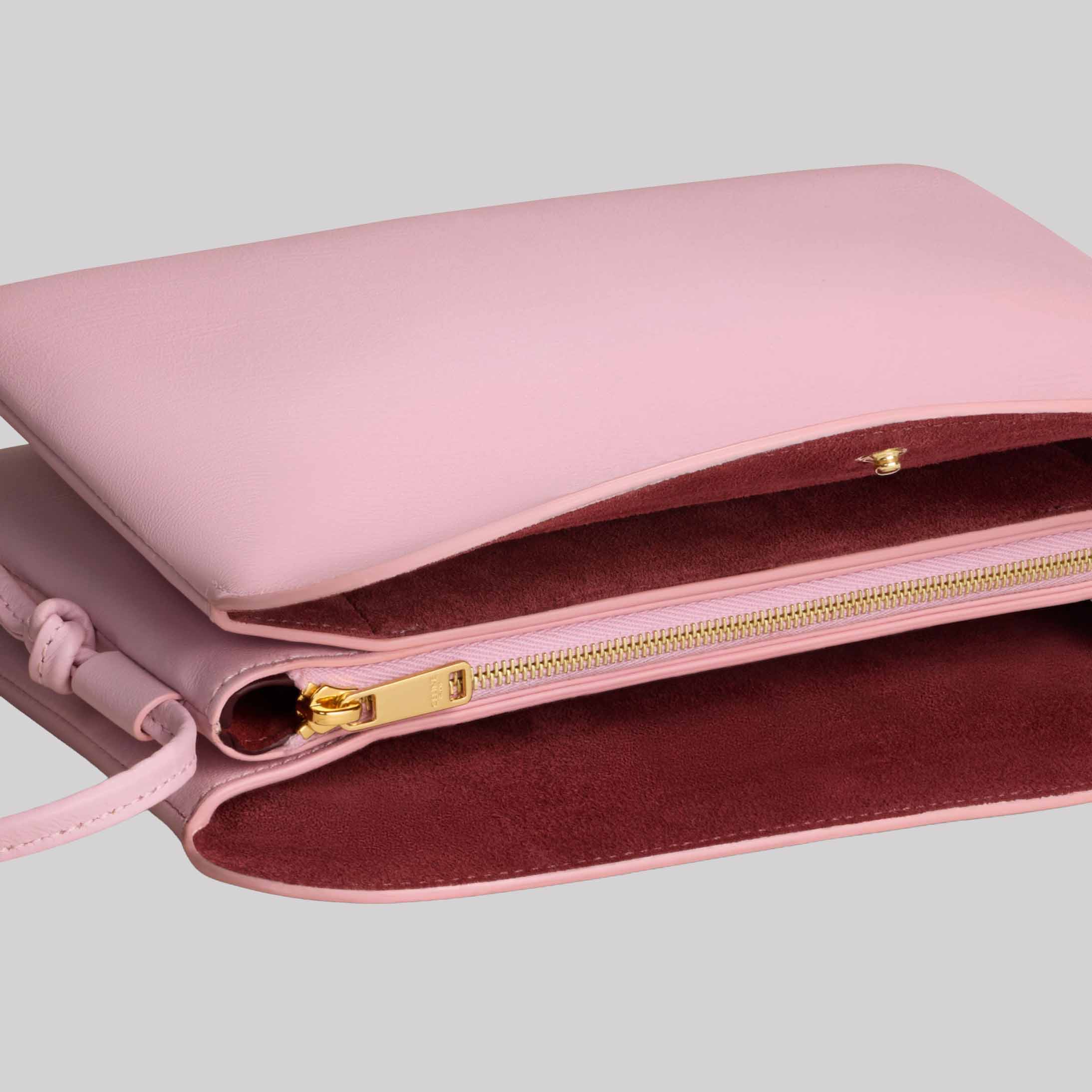 Trio Flap In Smooth Lambskin