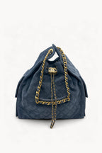 Chanel 25 Medium Handbag In Suede