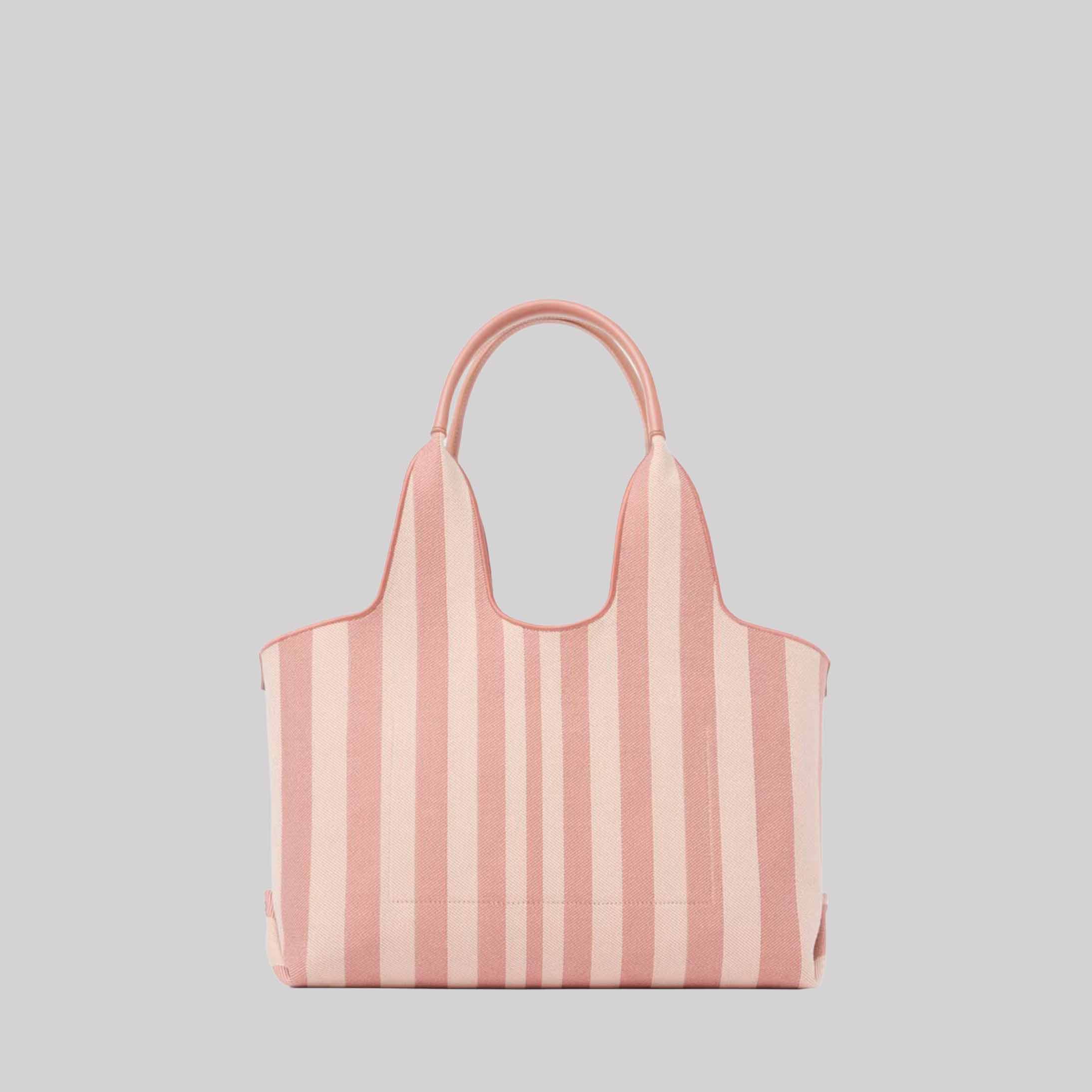 Chloé Stripy East-West Tote Bag In Jacquard