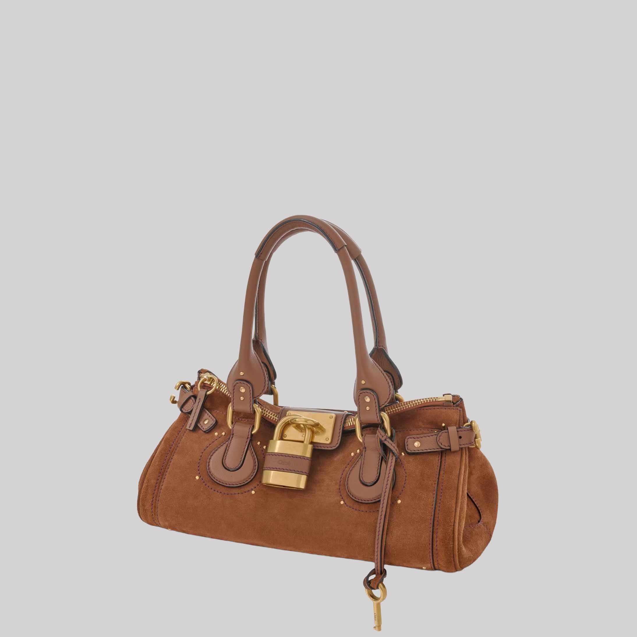 Paddington Bag In Suede Leather