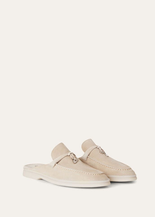 Loro Piana - Babouche charms walk loafer suede linen