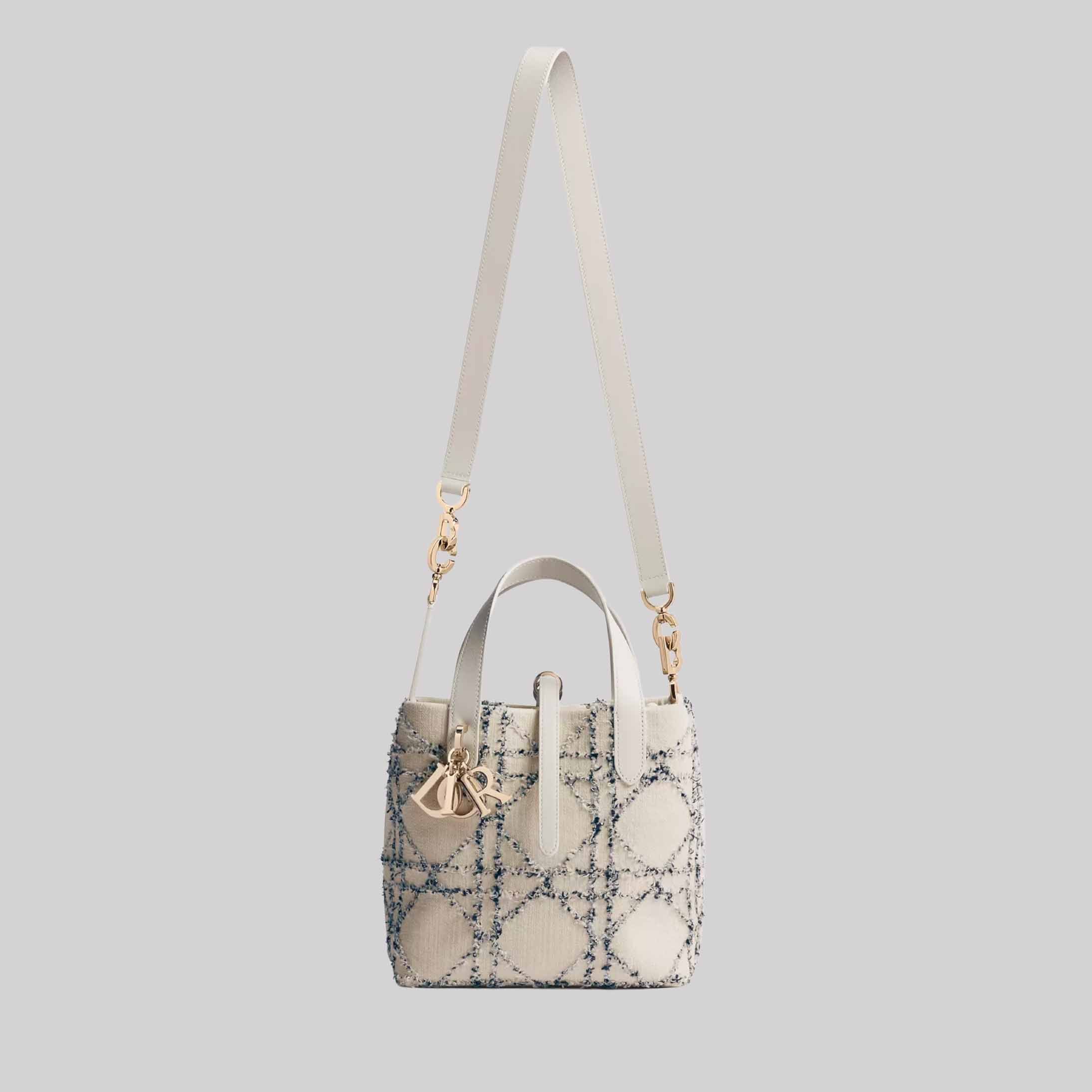 Small Dior Toujours Vertical Tote Bag