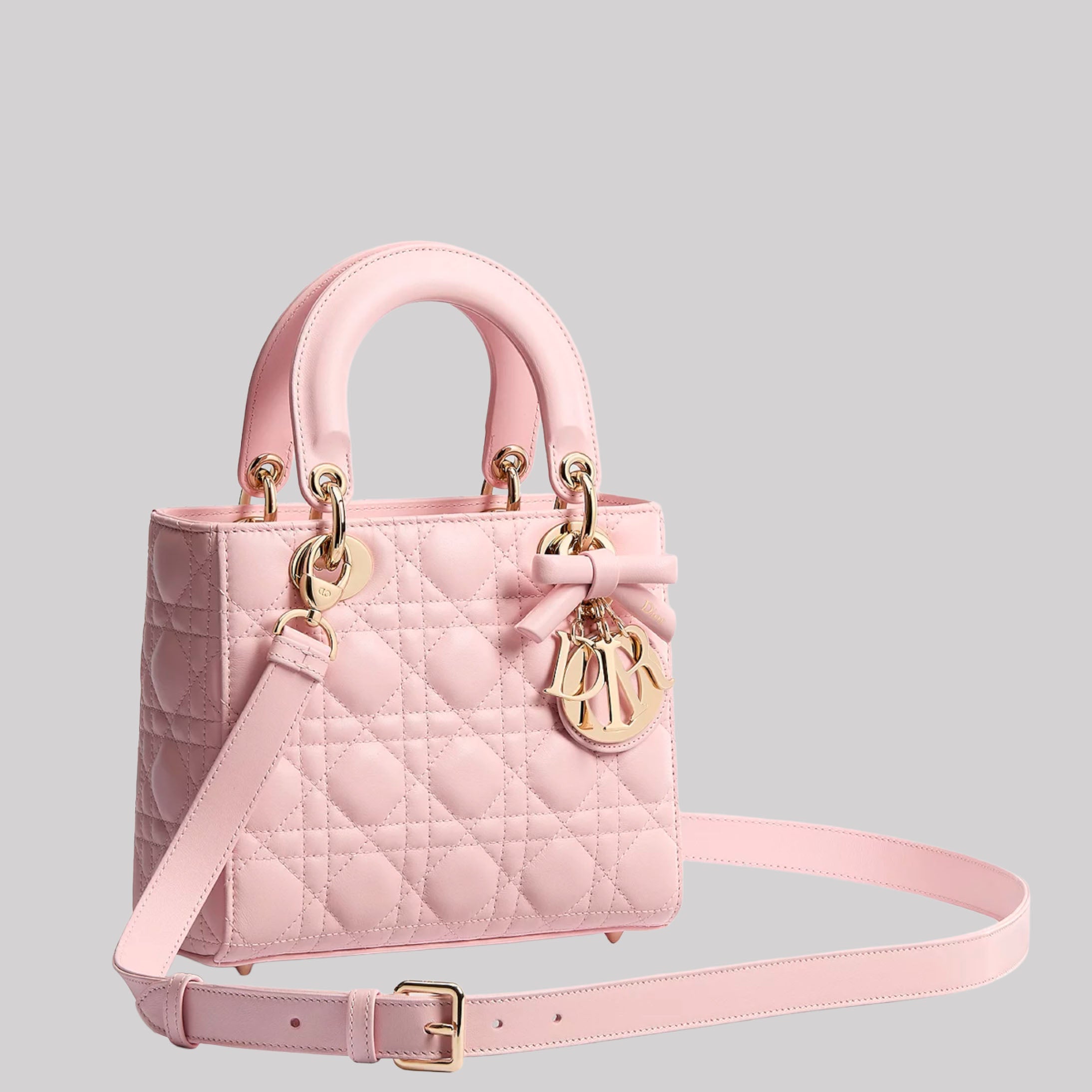 Small Lady Dior Bag With Strap