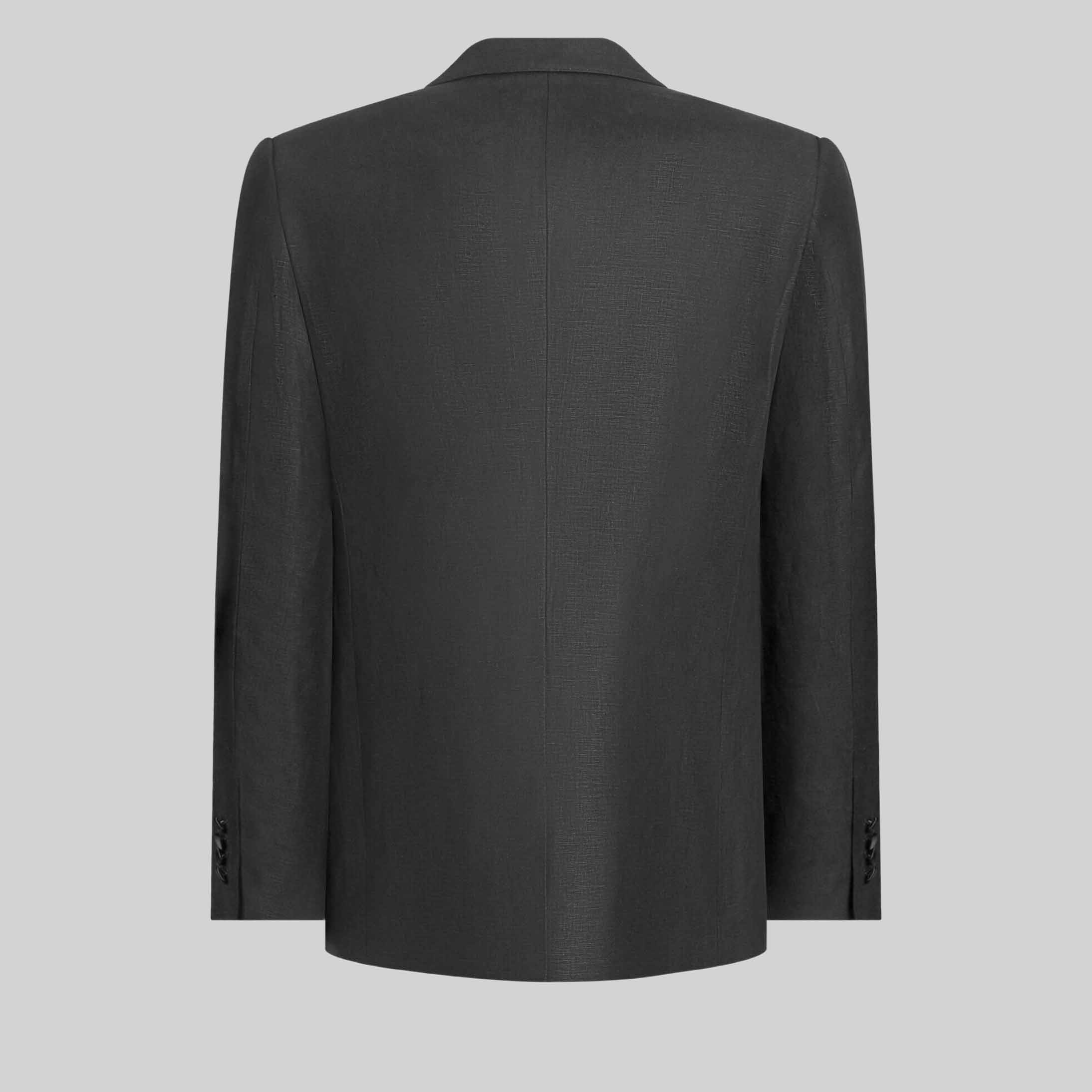 Single-Breasted Suit In Linen Canvas