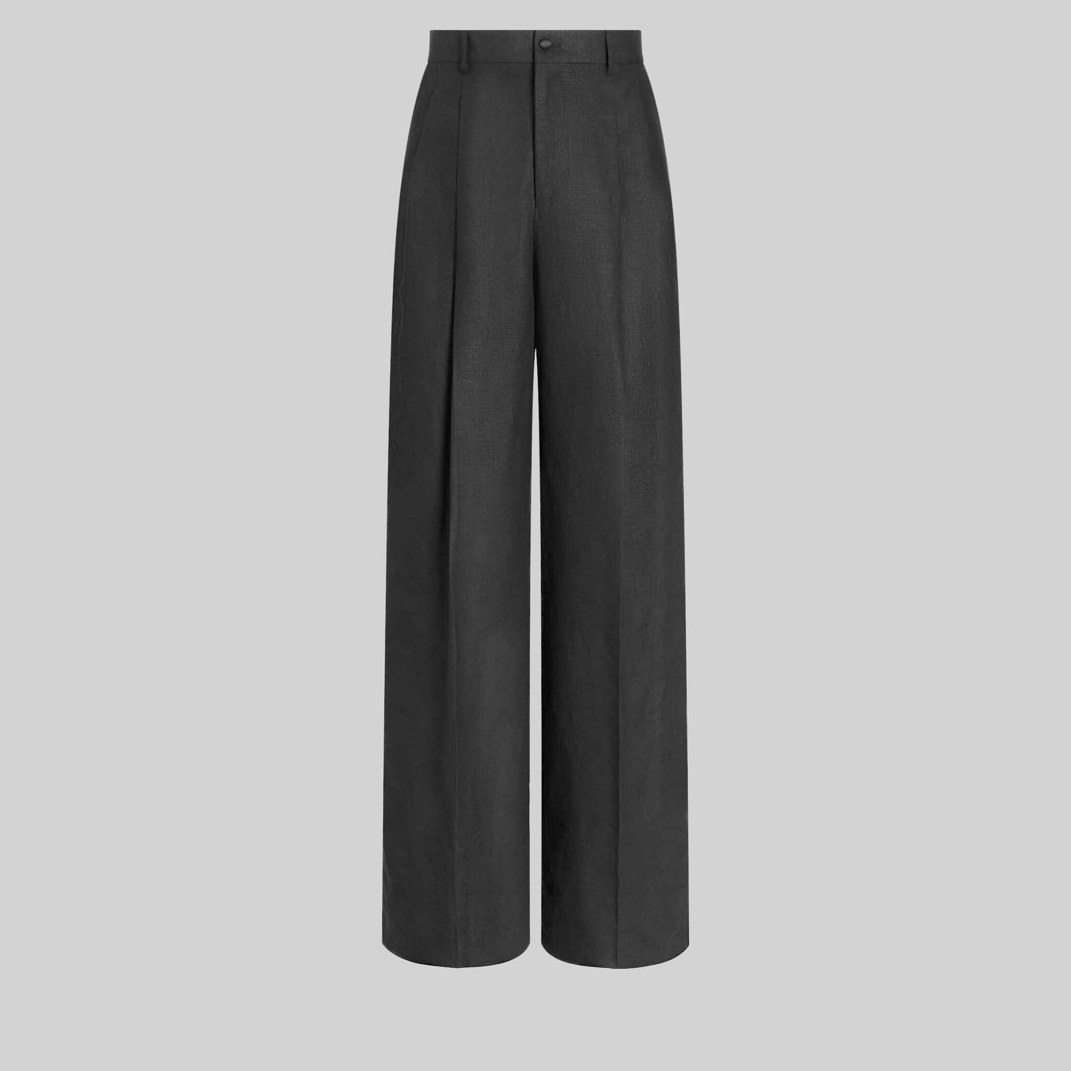 Single-Breasted Suit In Linen Canvas
