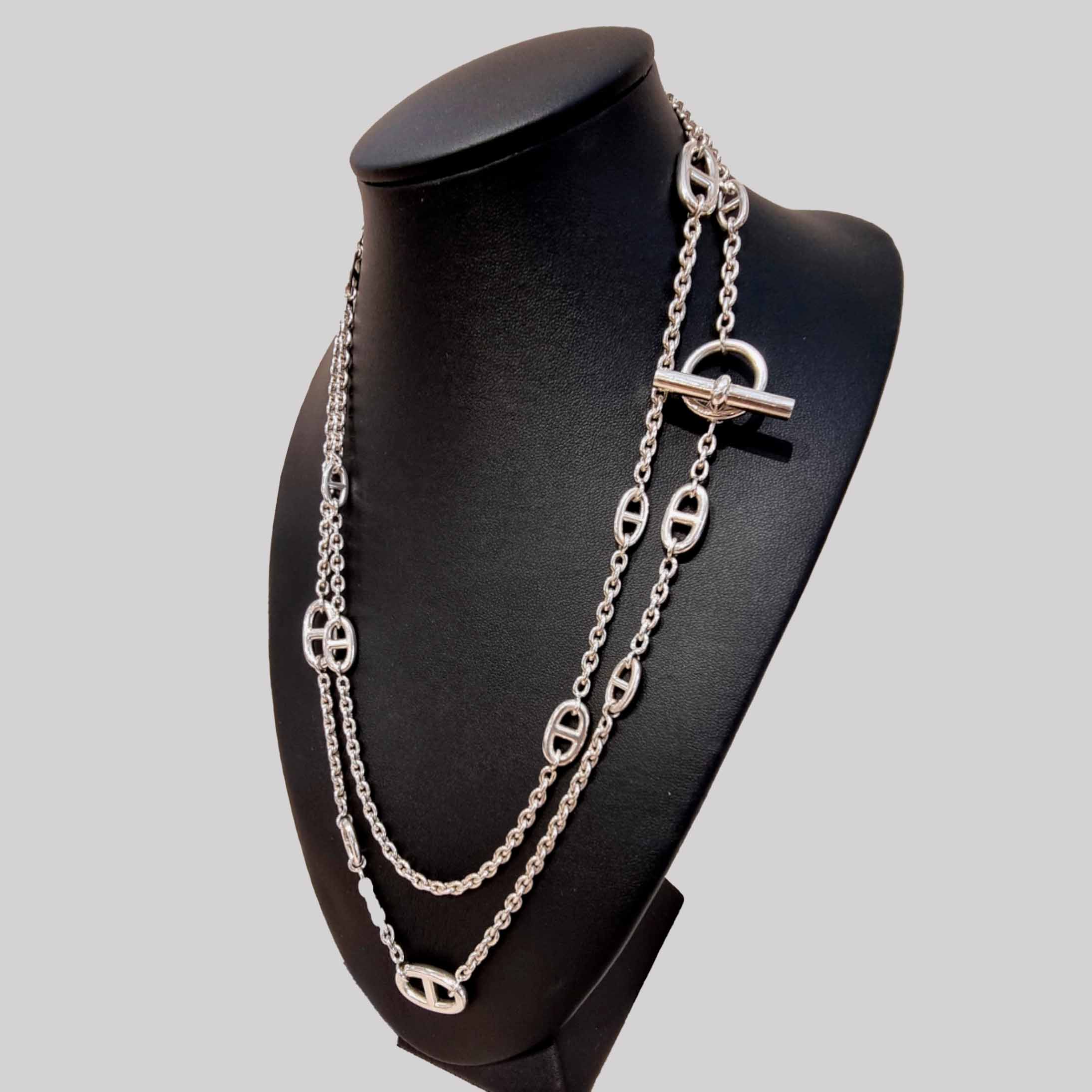 Farandole Silver Necklace 120 Cm