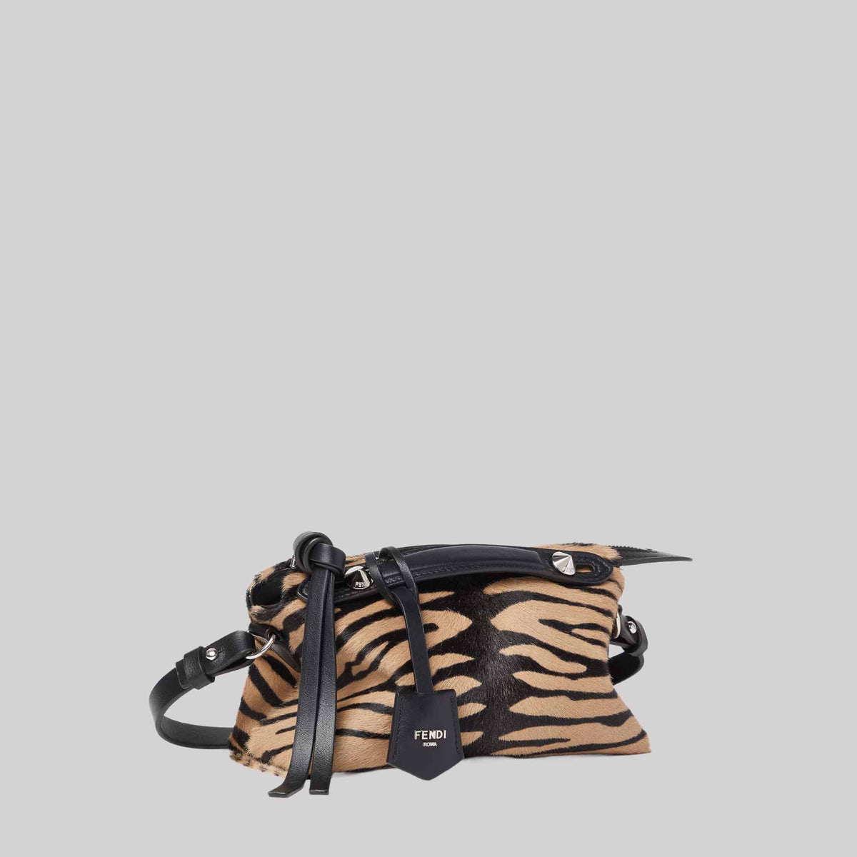 By The Way Soft Mini Tiger-Print Cavallino Leather