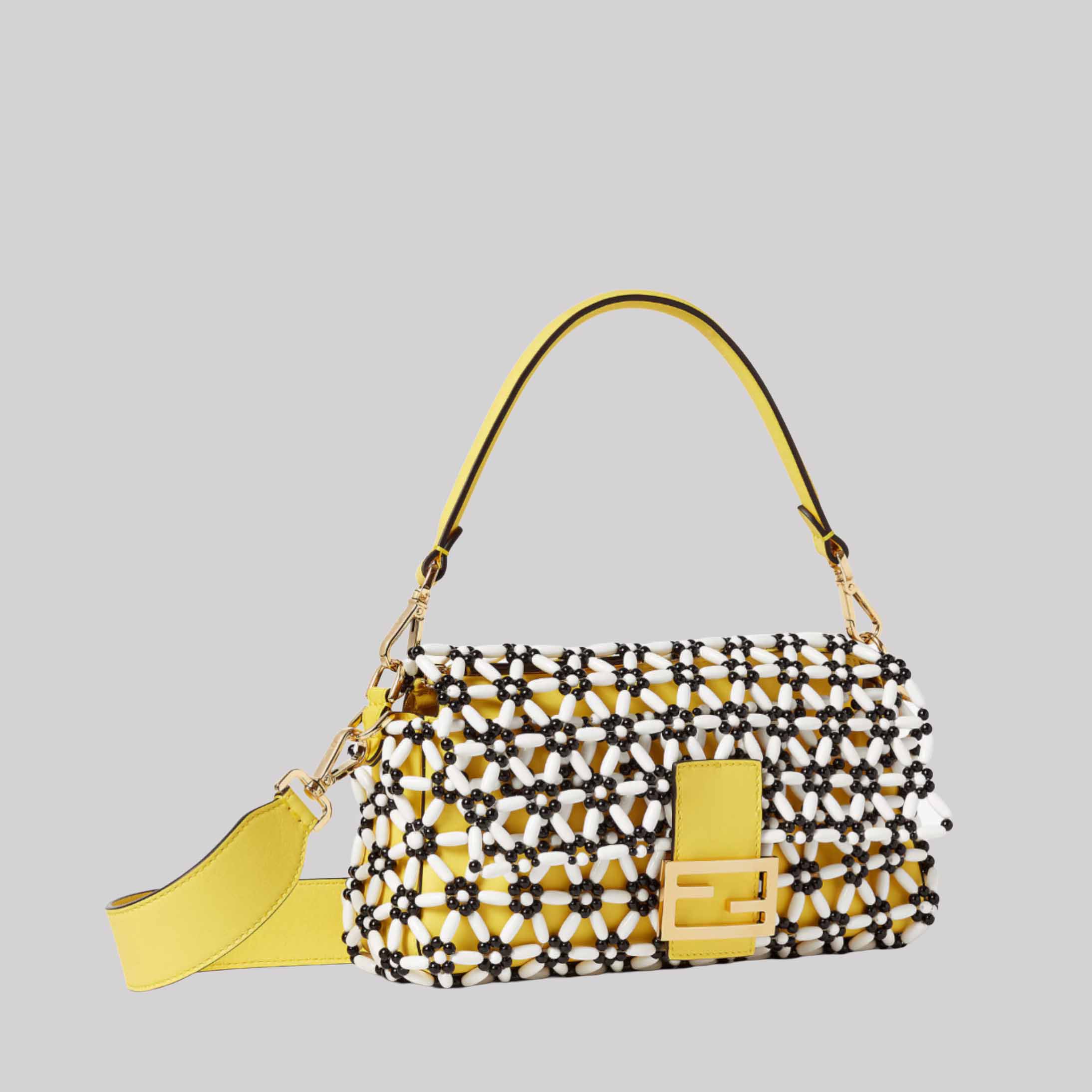 Baguette® Beaded And Leather Bag