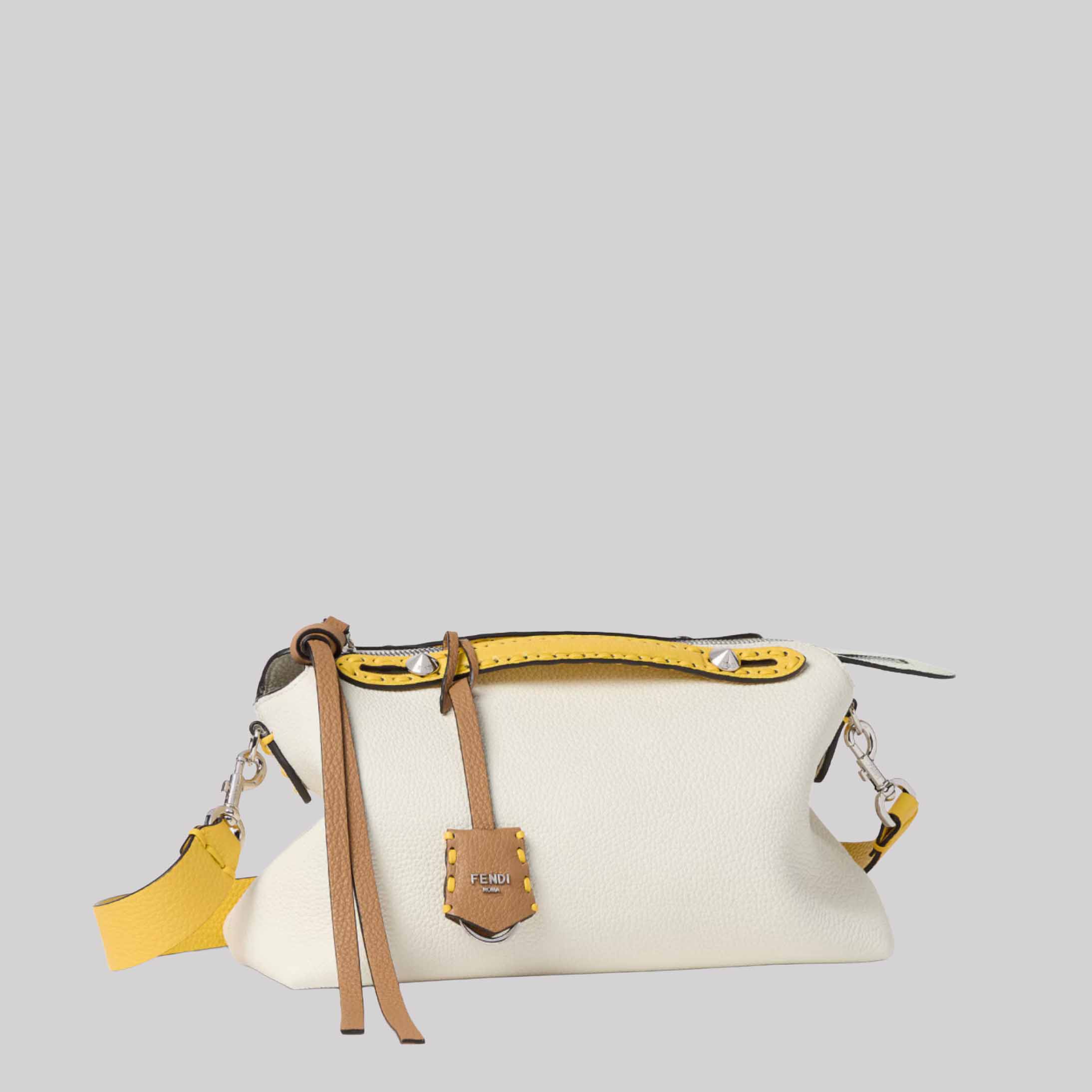 By The Way Selleria Medium Multicolor Selleria Bag With 192 Hand-Sewn Topstitches