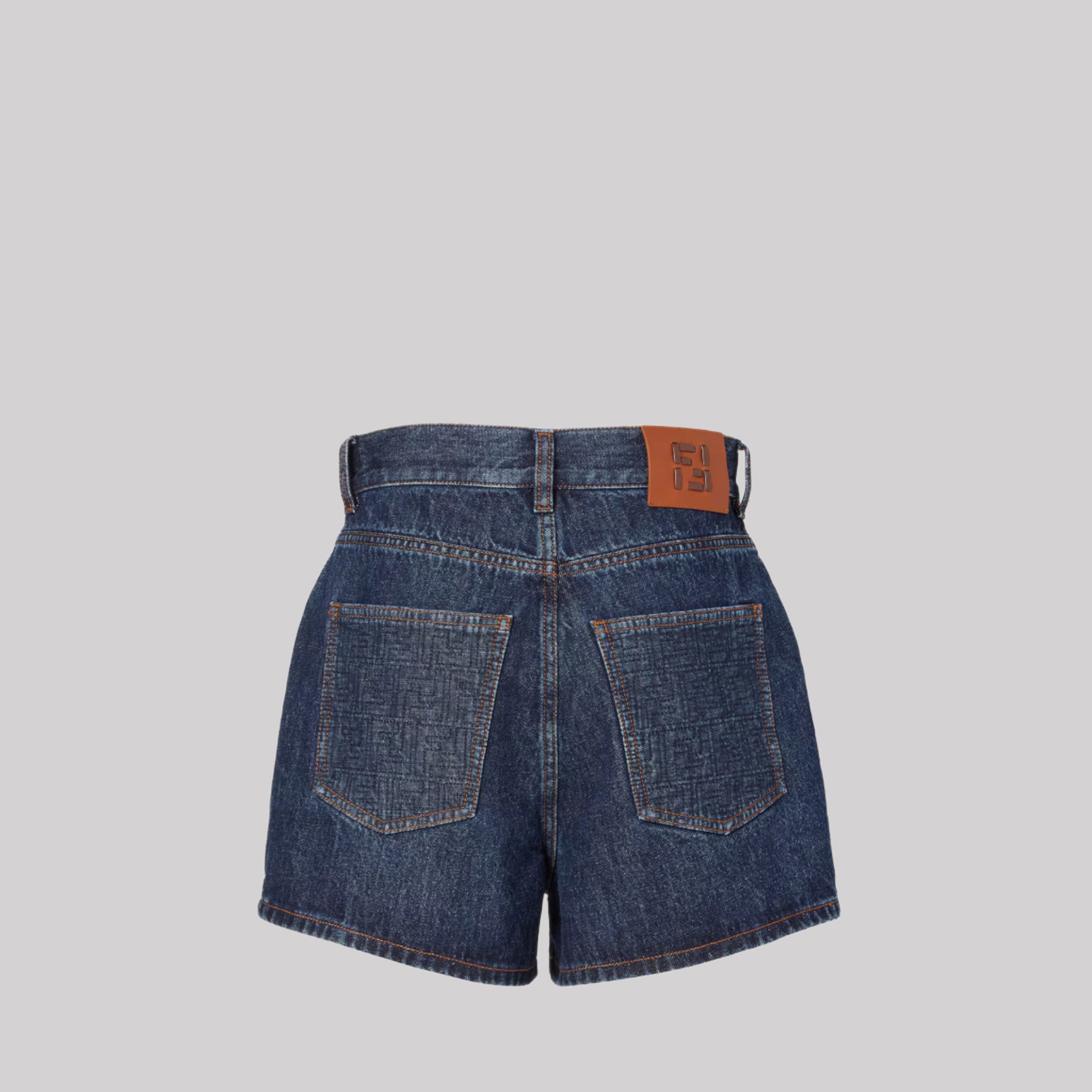 Short Dark Blue Denim Shorts