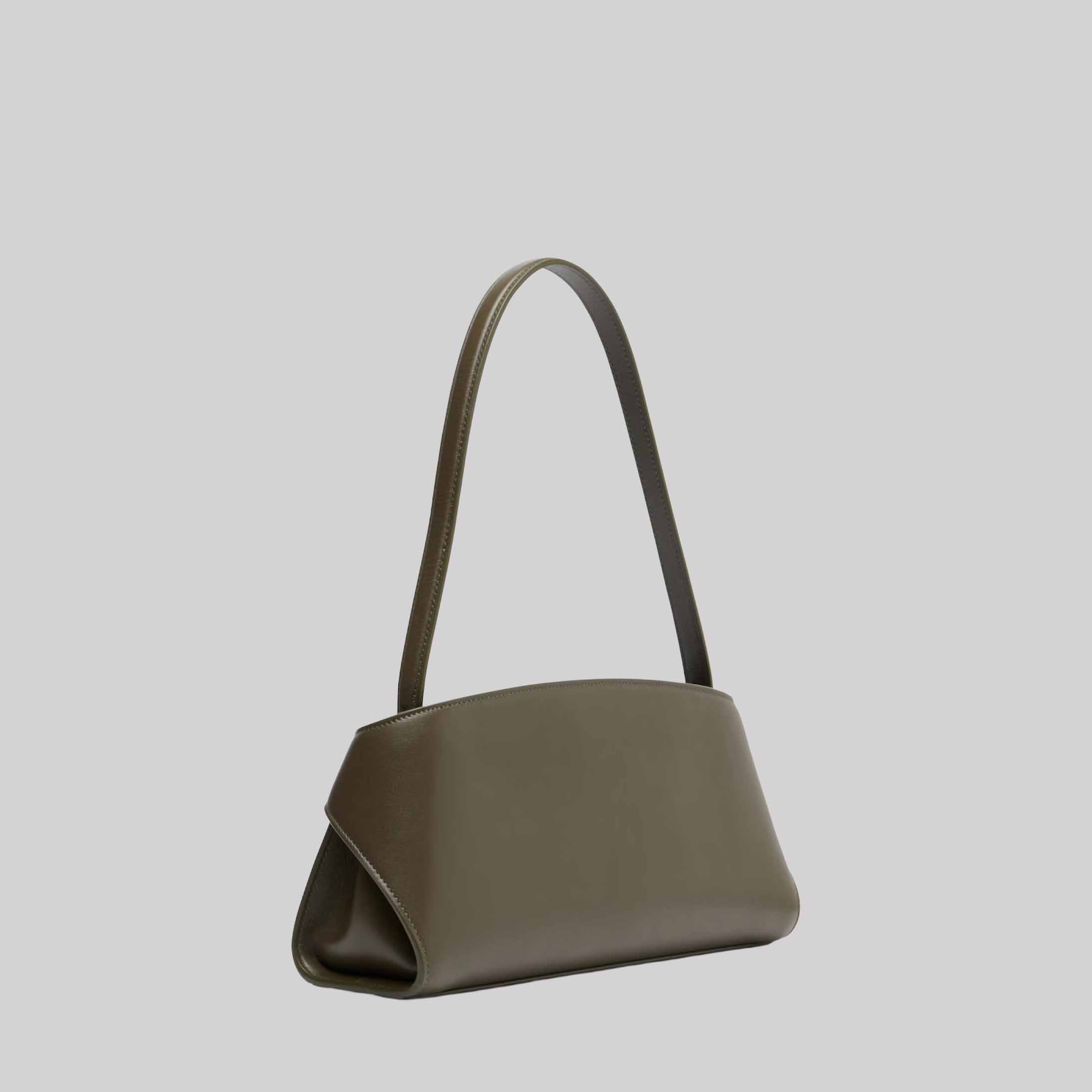 Hug East-West Small Leather Shoulder Bag