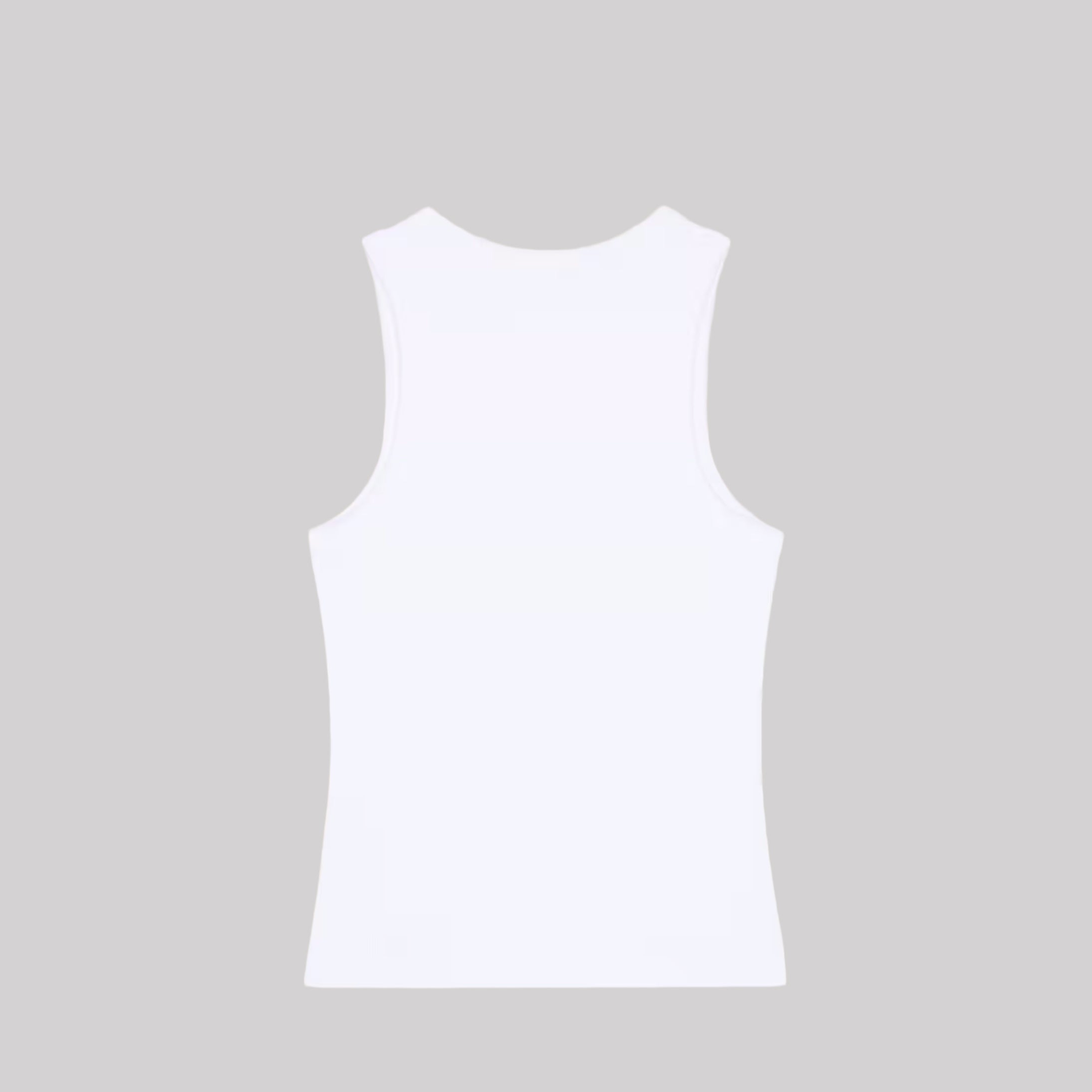 Slim Fit Tank Top In Cotton With Givenchy Paris Print