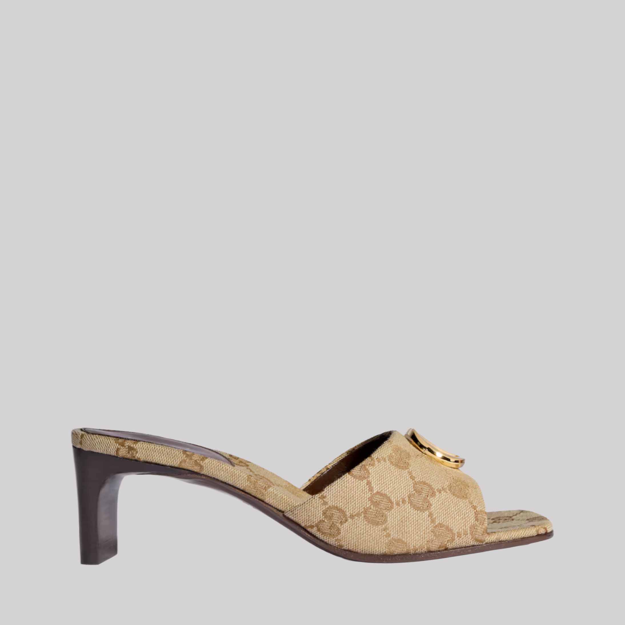Slide Sandal With Double G