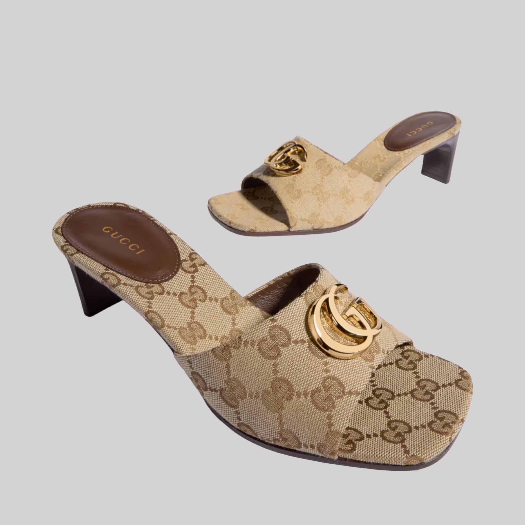 Slide Sandal With Double G