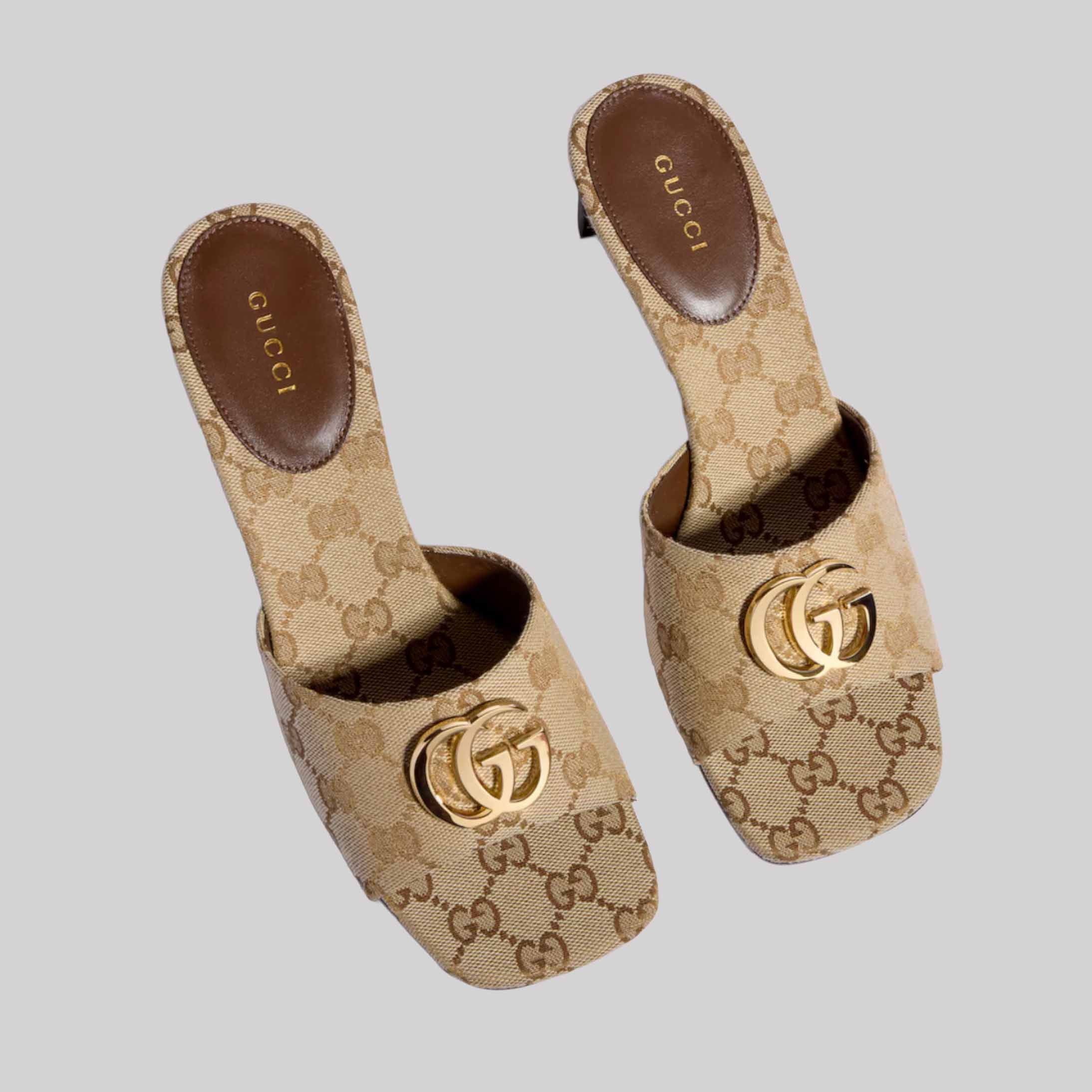 Slide Sandal With Double G
