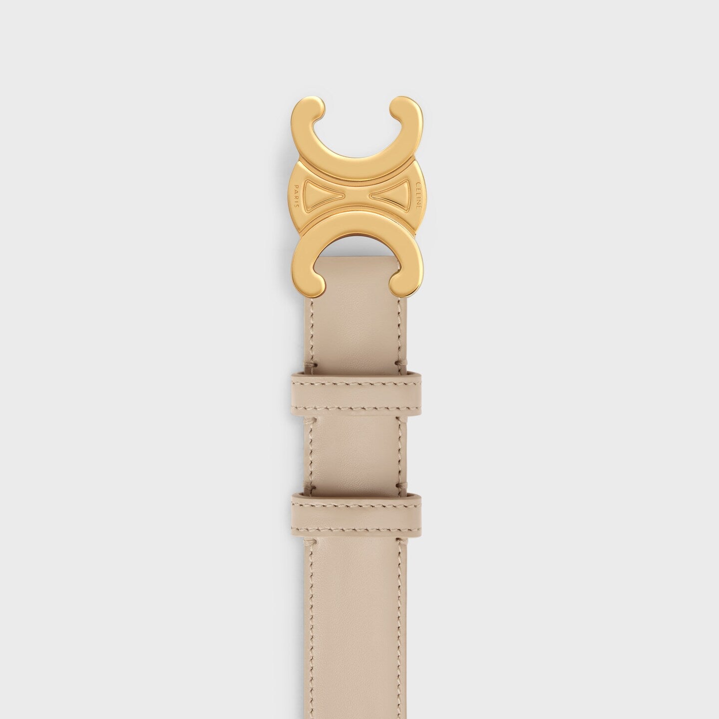Medium Triomphe Belt In Taurillon Leather