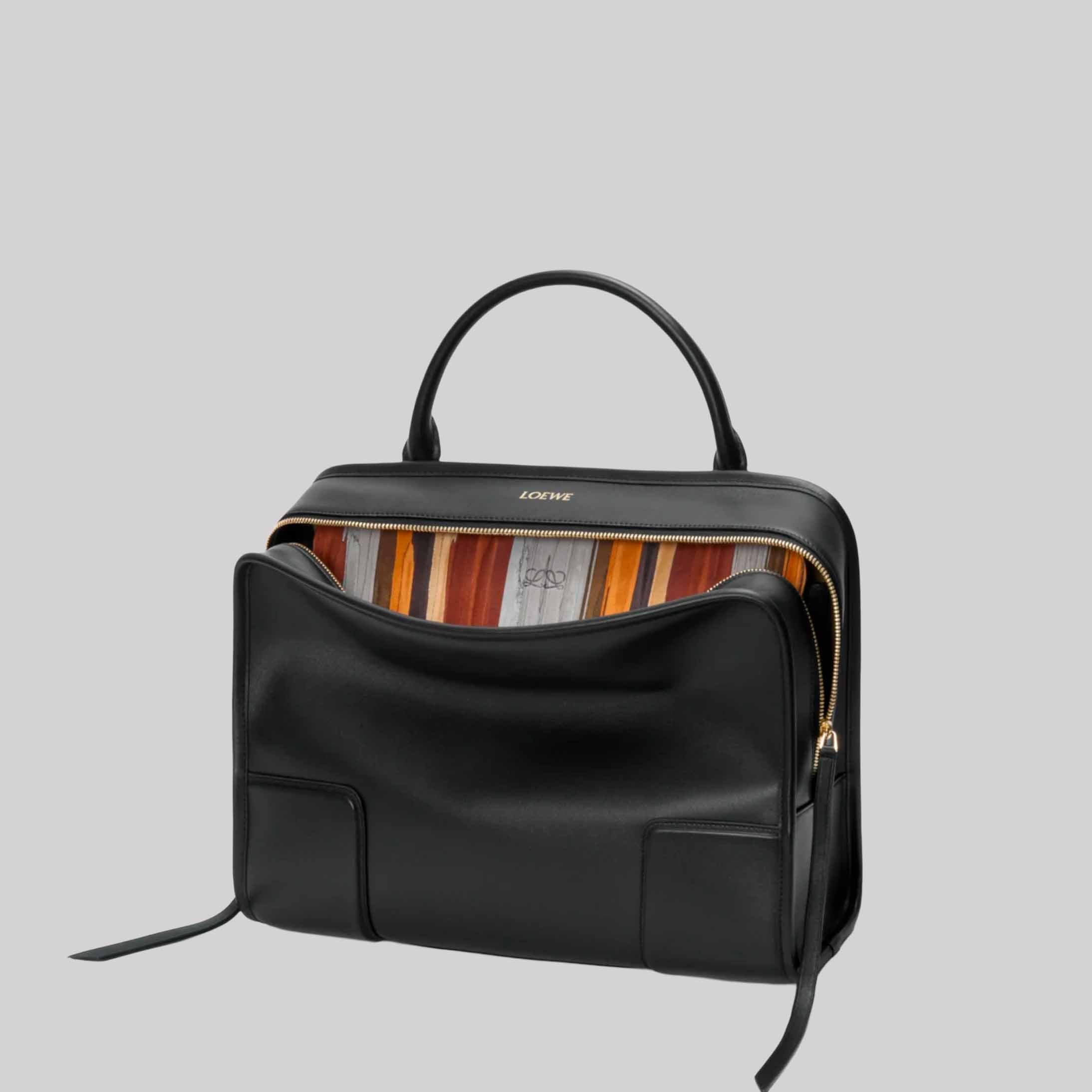 Large Skived Amazona 180 Bag In Soft Calfskin
