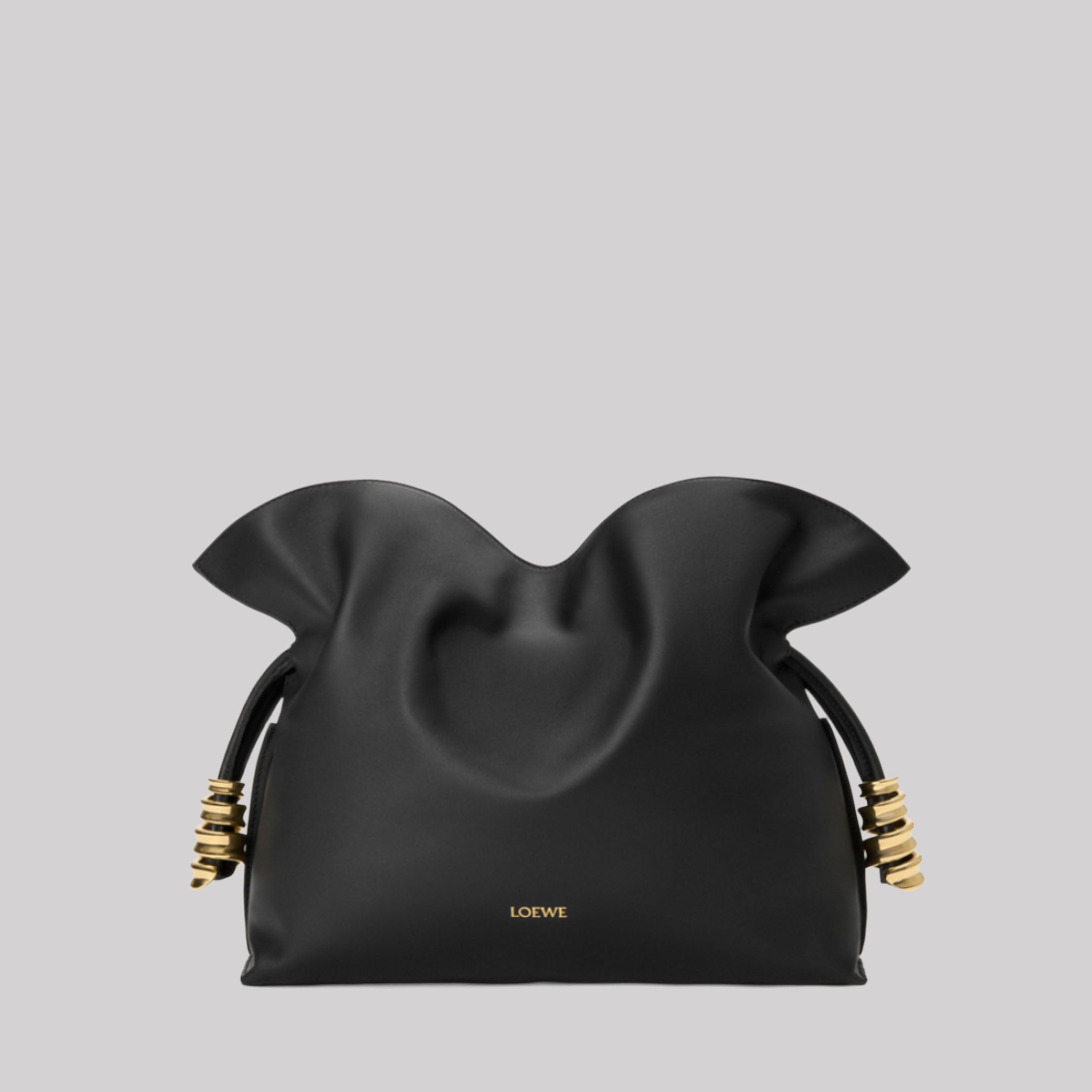 Medium Coil Flamenco Clutch In Nappa Calfskin