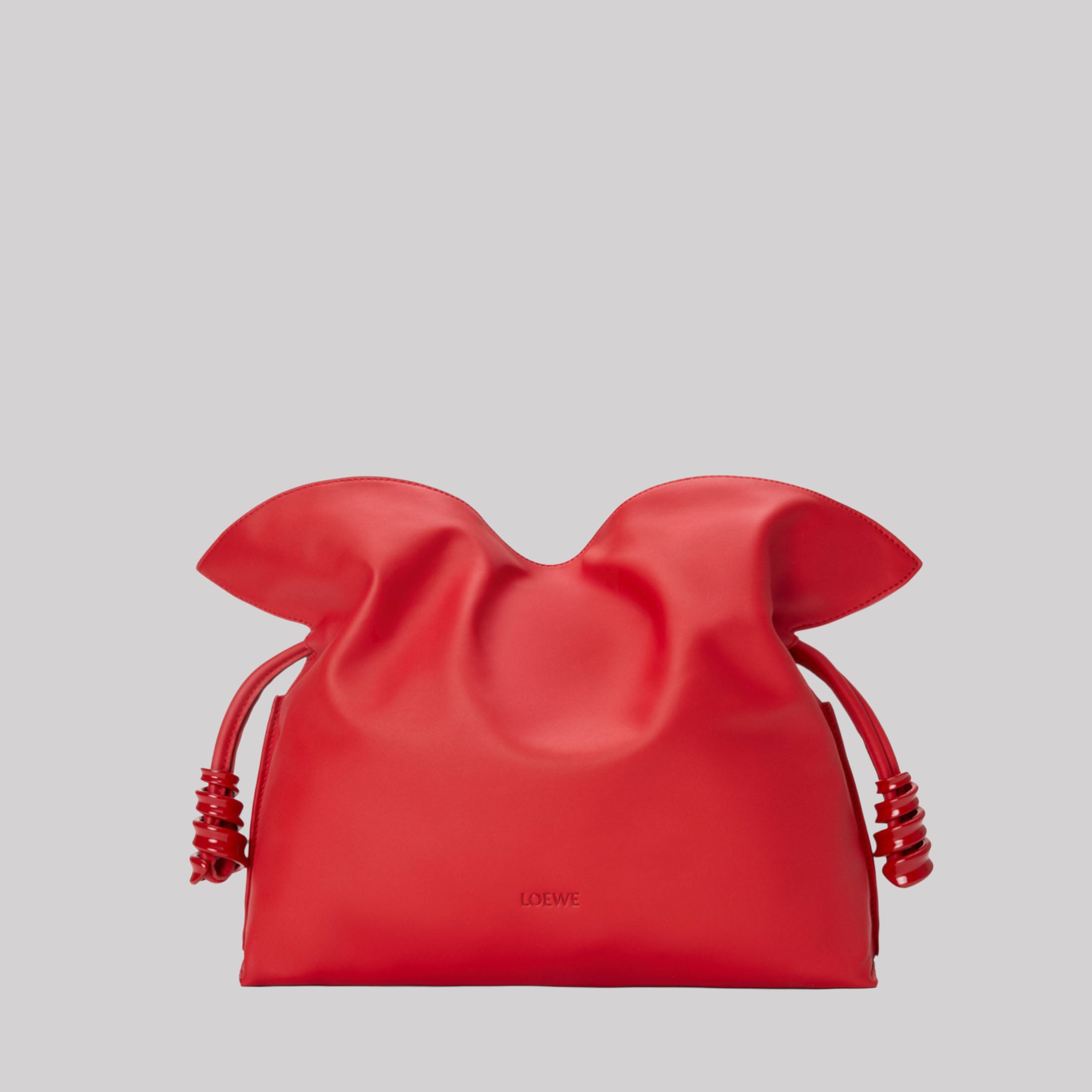 Medium Coil Flamenco Clutch In Nappa Calfskin