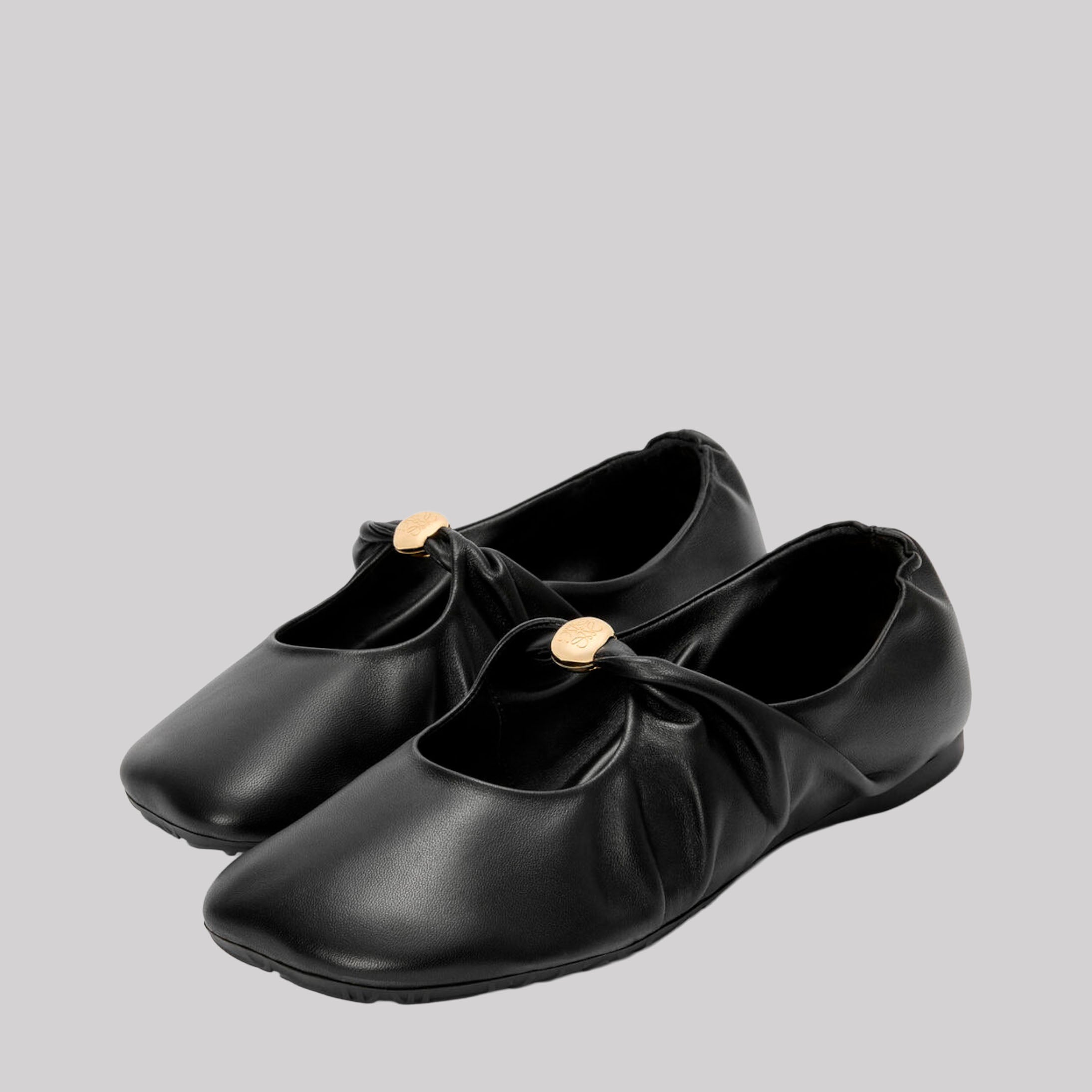 Pebble Soft Ballerina In Nappa Lambskin