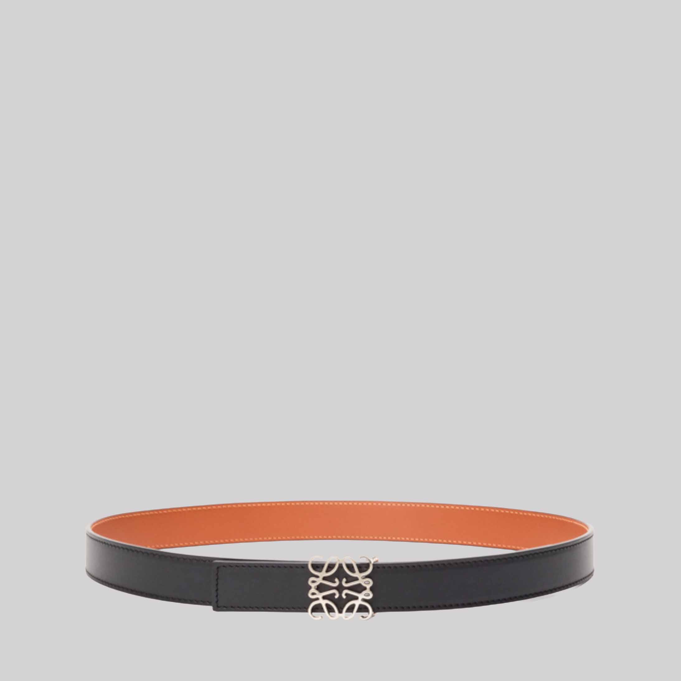 Reversible Anagram Belt In Smooth Calfskin