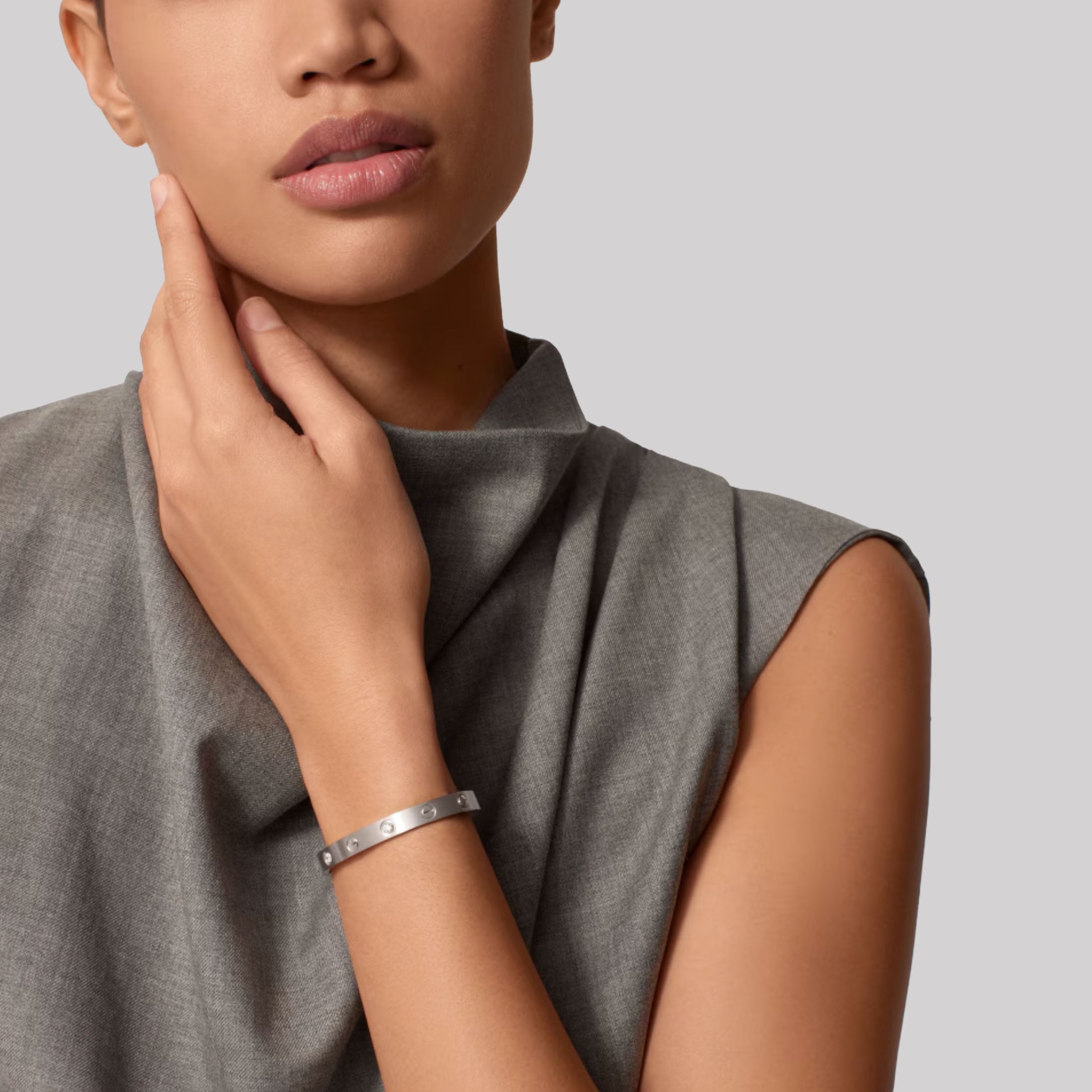 Love Bracelet, Classic Model, 4 Diamonds