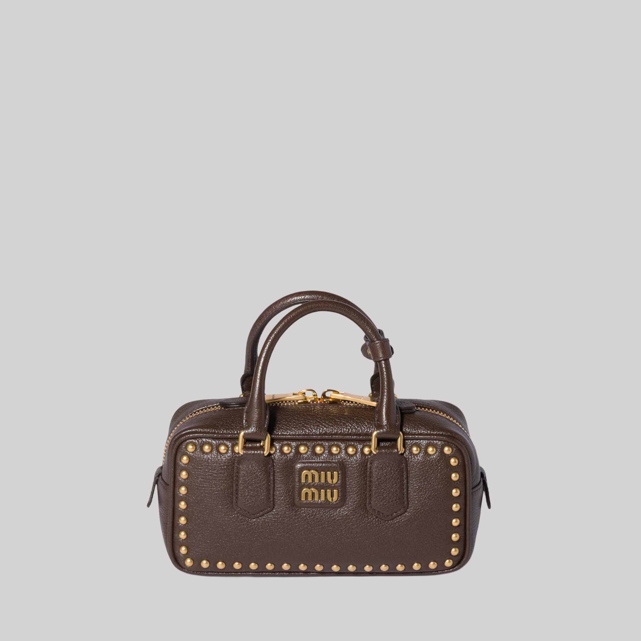 Arcadie Studded Leather Bag