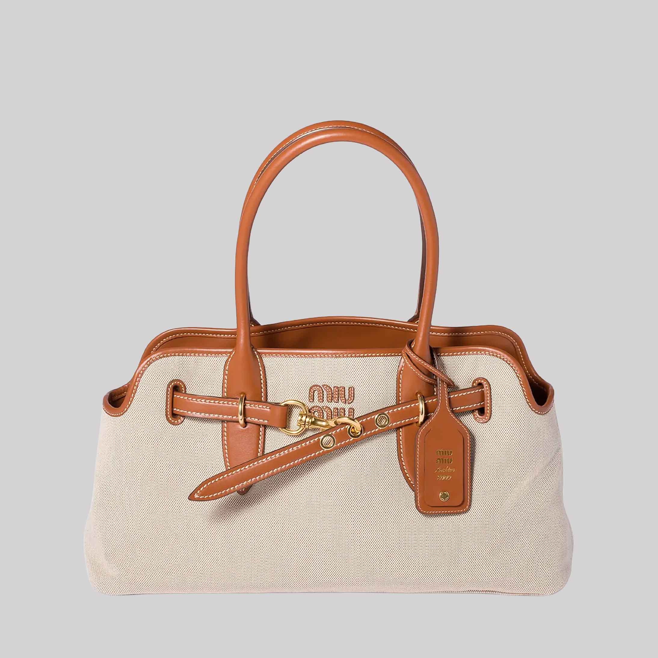 Aventure Canvas and Leather Shoulder Bag