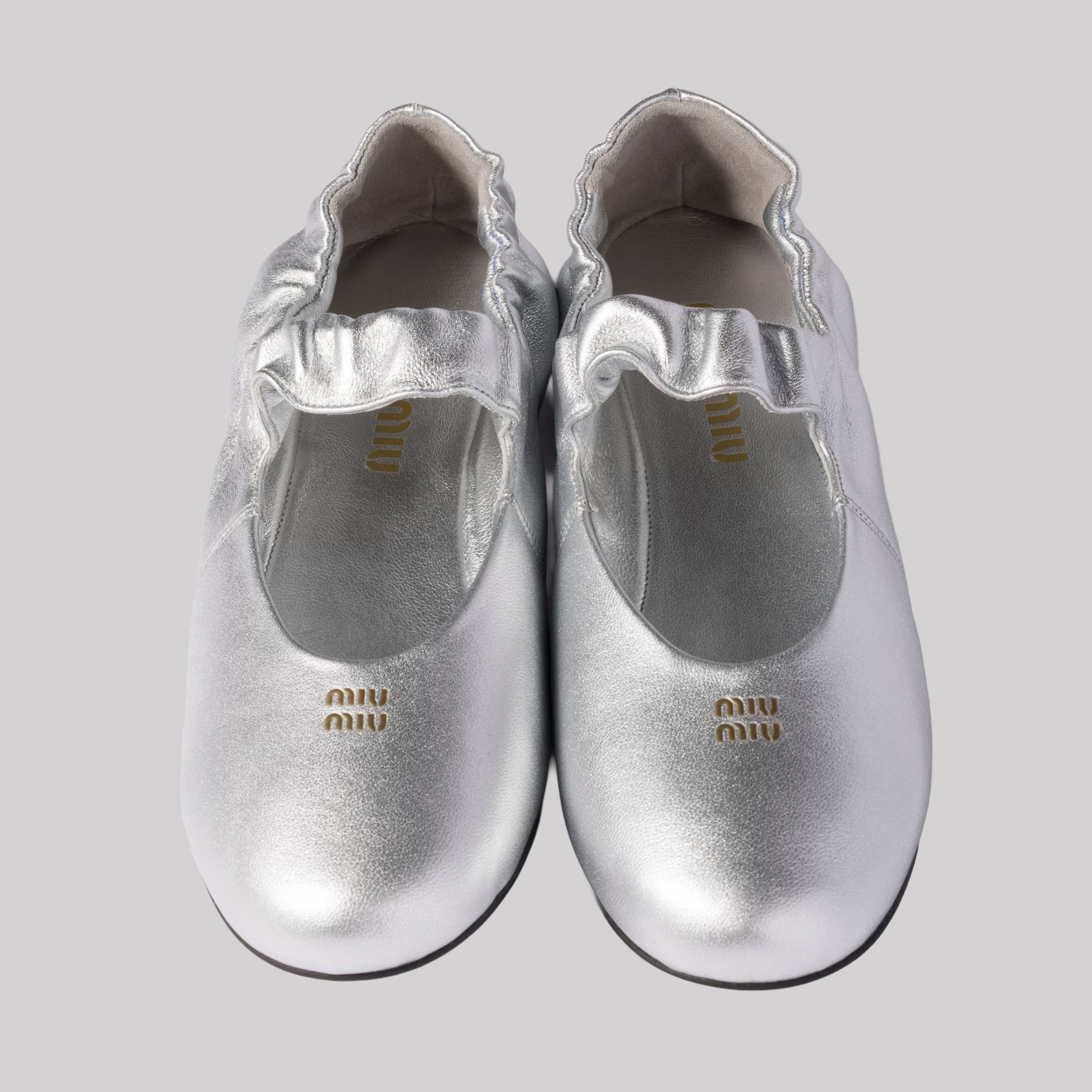 Leather Ballerina Flats