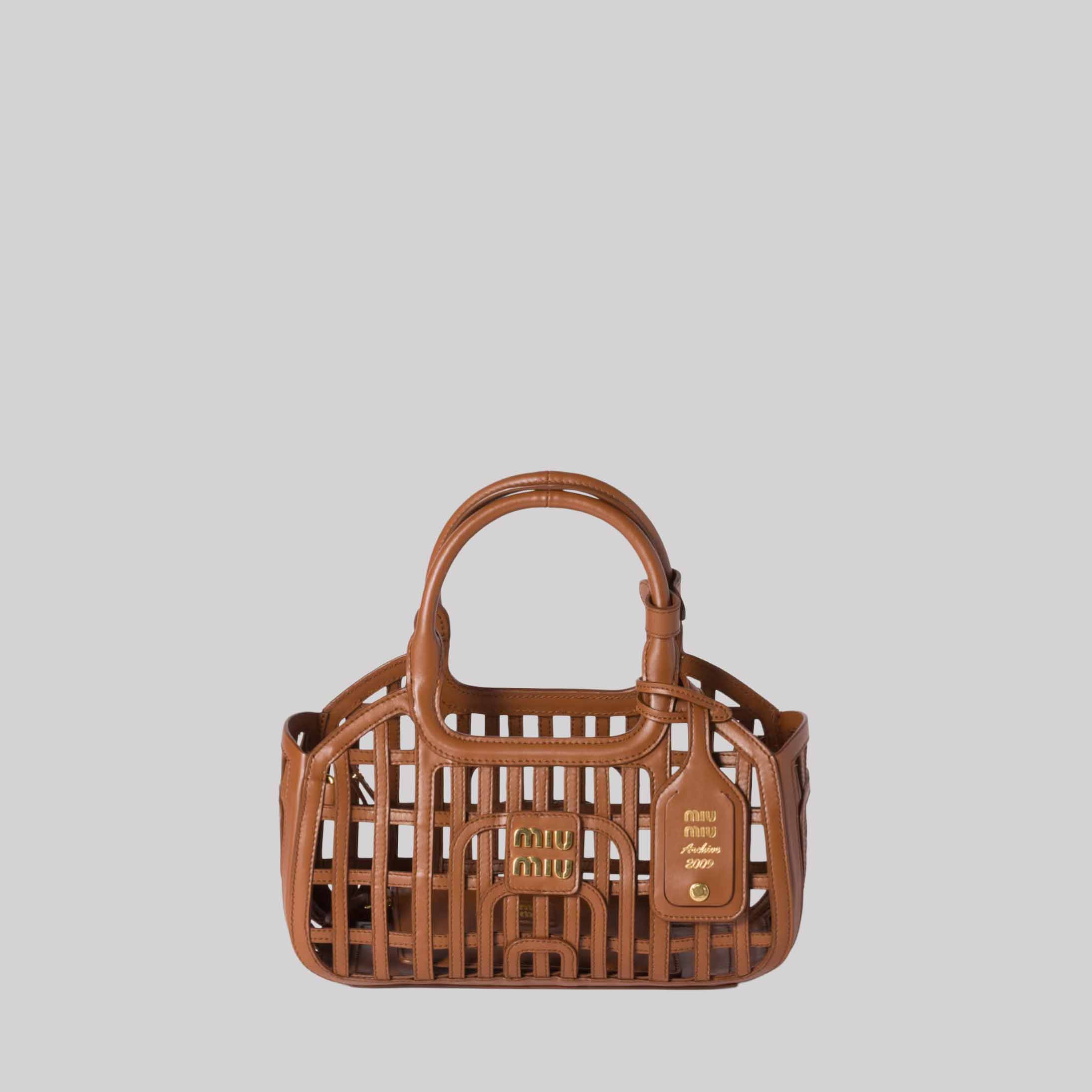 Leather Basket