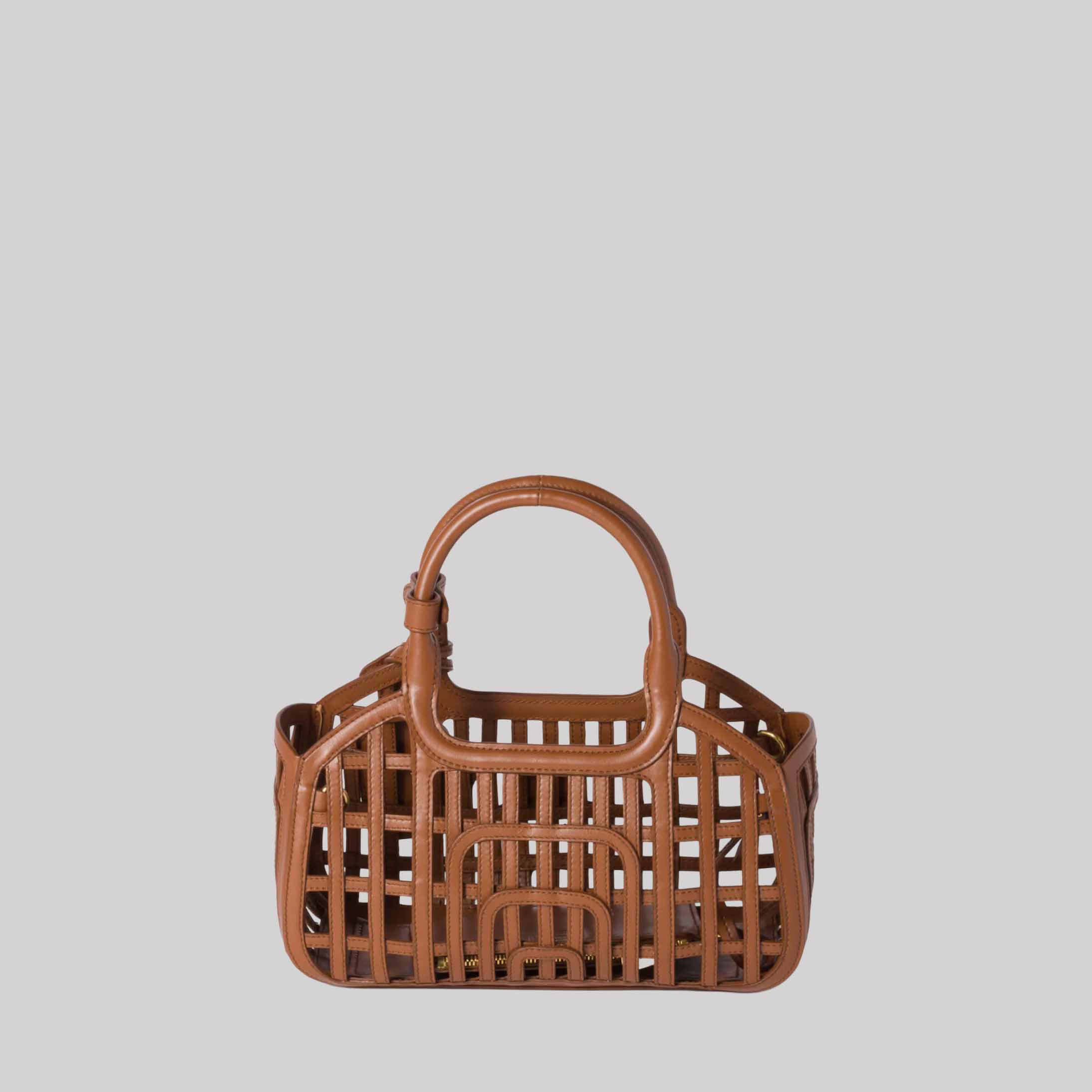 Leather Basket