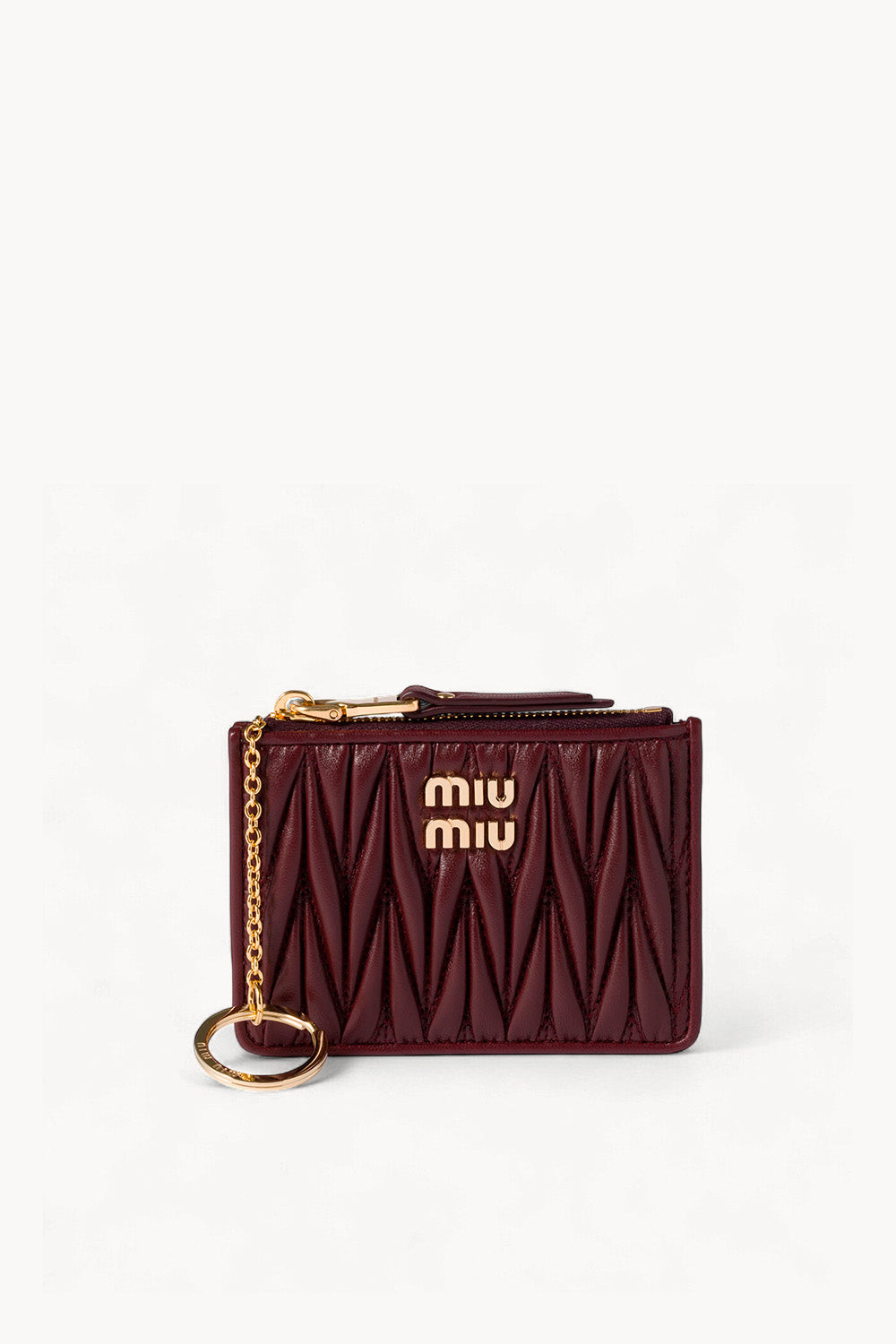 Matelassé Nappa Leather Card Holder