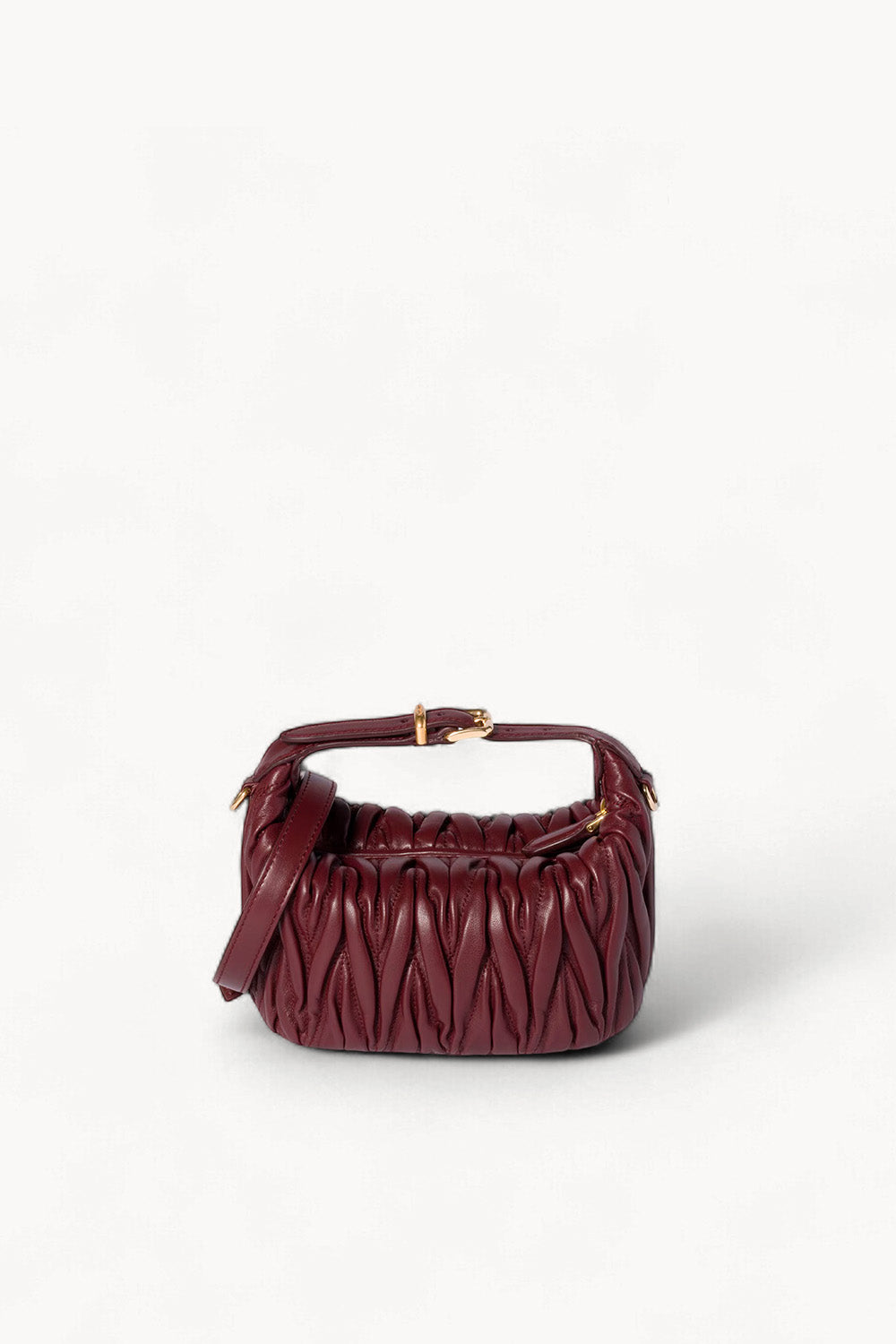 Matelassé Nappa Leather Pouch