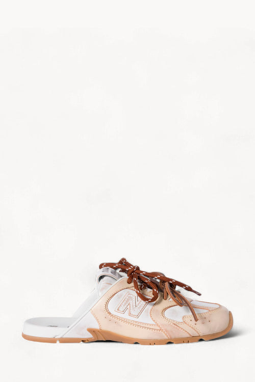 New Balance X Miu Miu 530 Sl Deco Calf Leather Mules