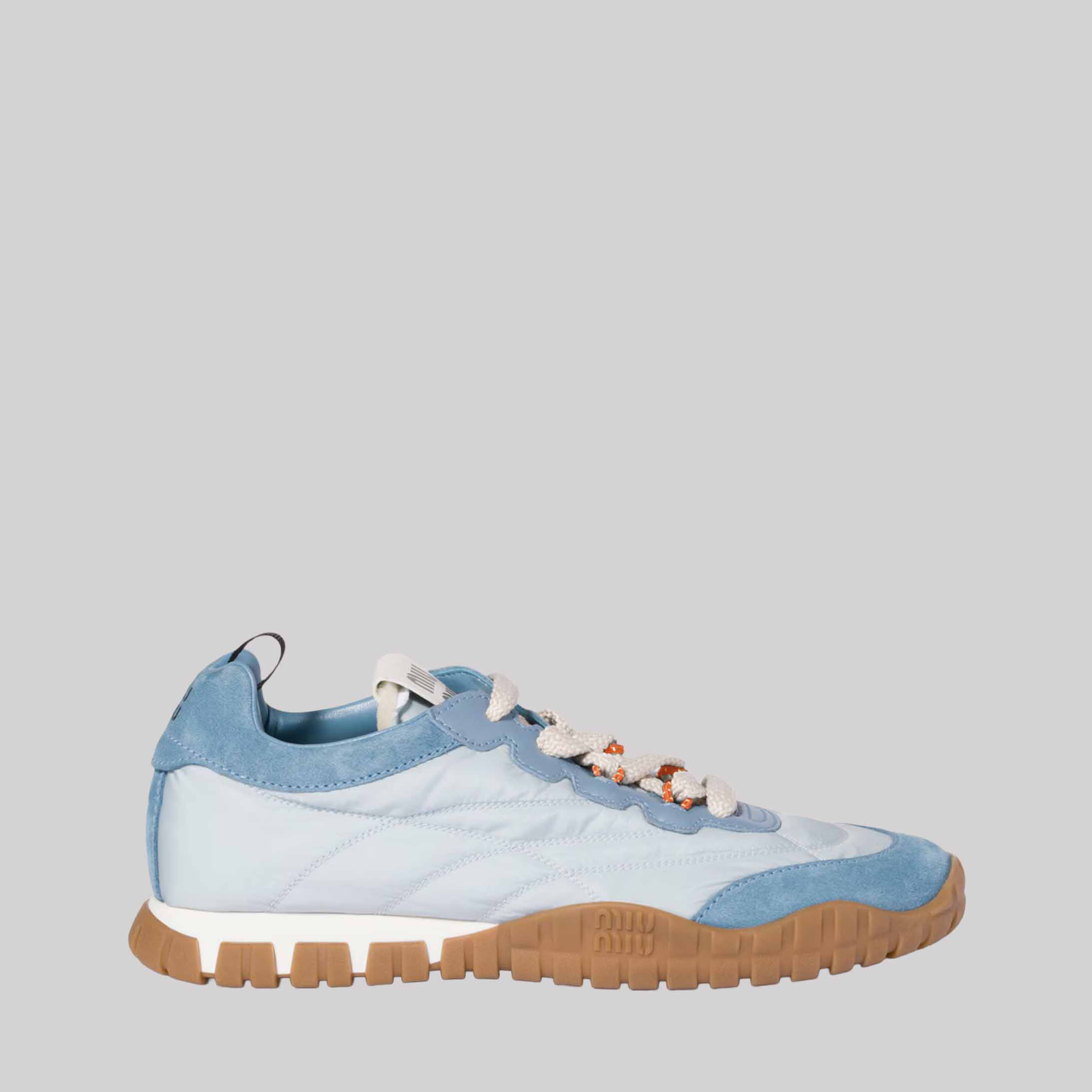 Tyre Technical Fabric And Suede Sneakers