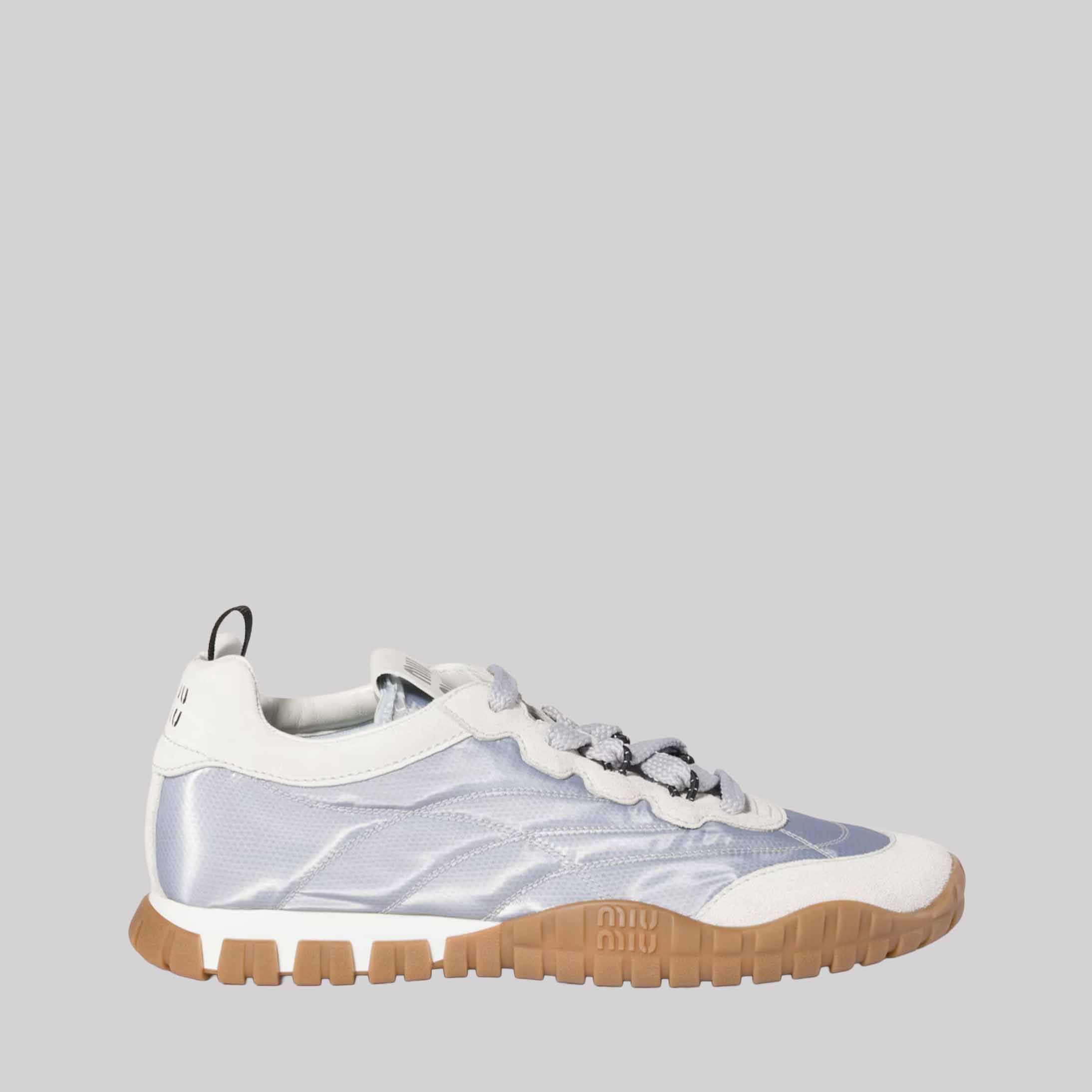 Tyre Technical Fabric And Suede Sneakers