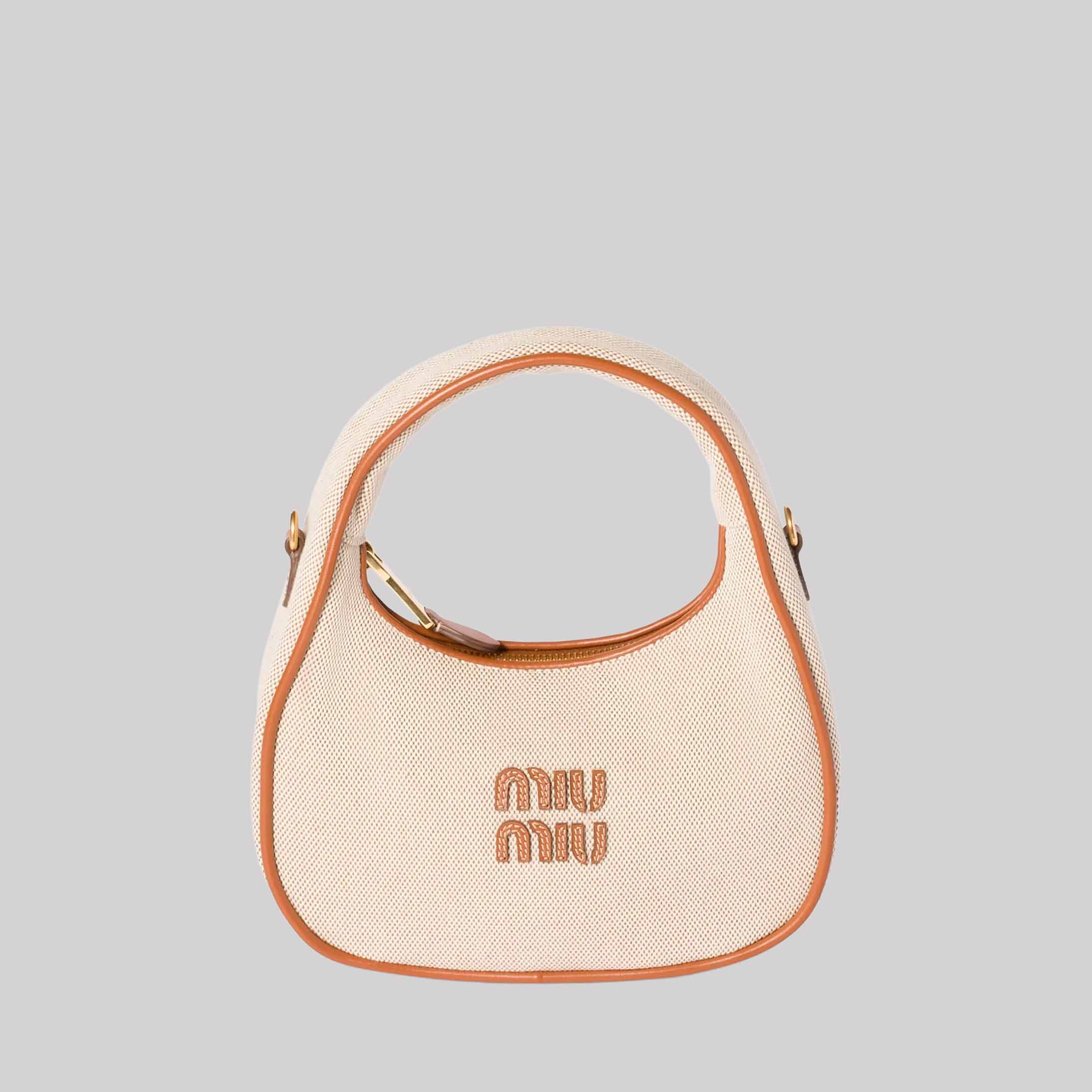 Wander Canvas and Leather Hobo Bag