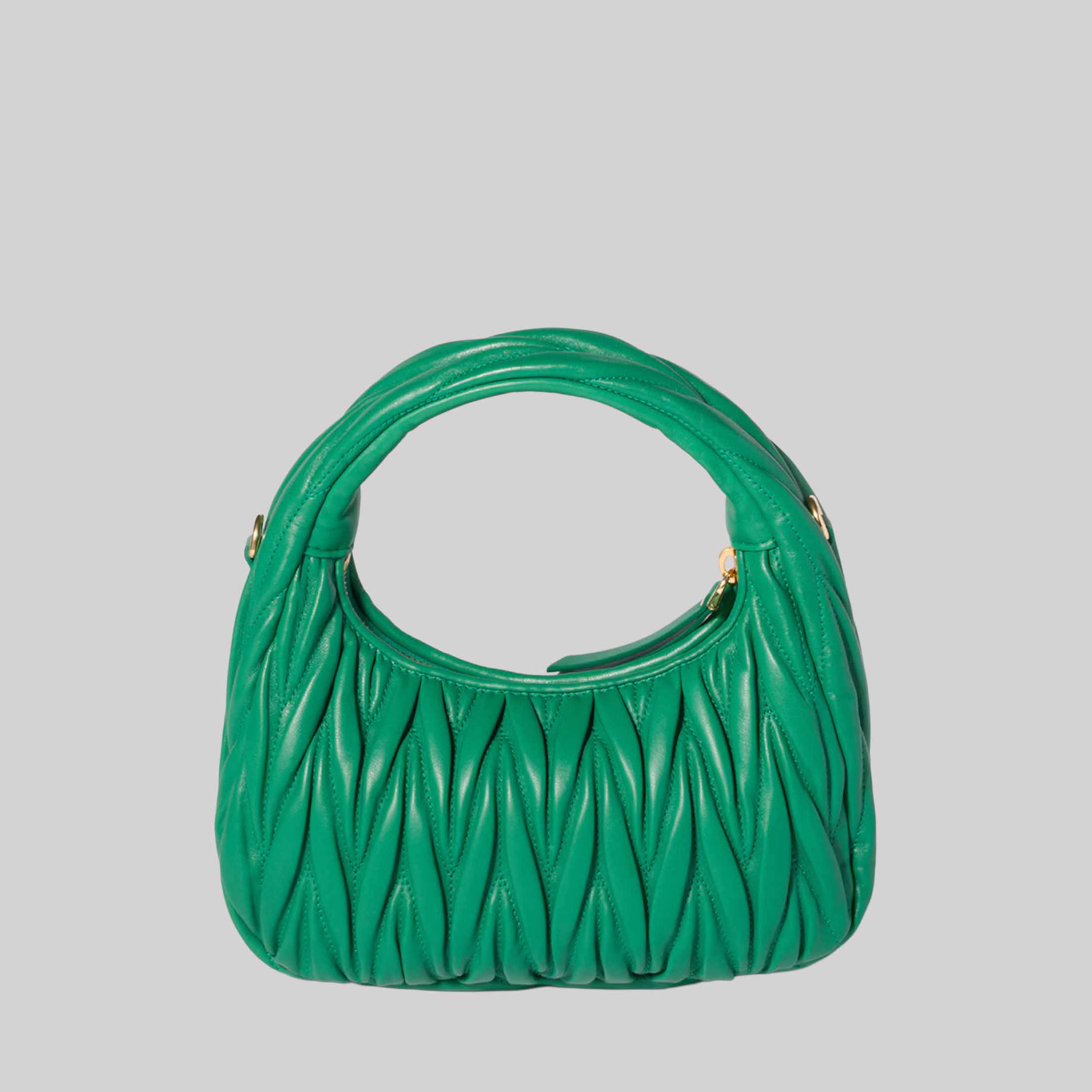 Wander Matelassé Nappa Leather Hobo Bag