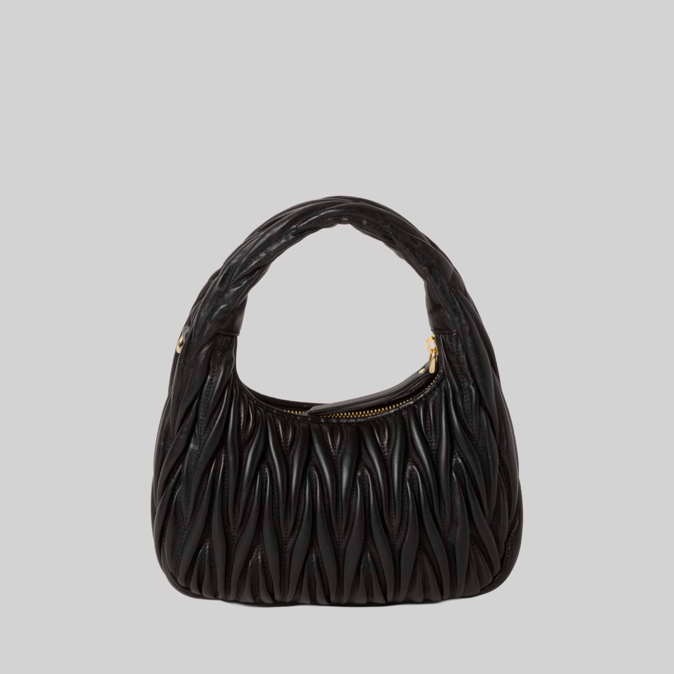 Wander Matelassé Nappa Leather Hobo Bag