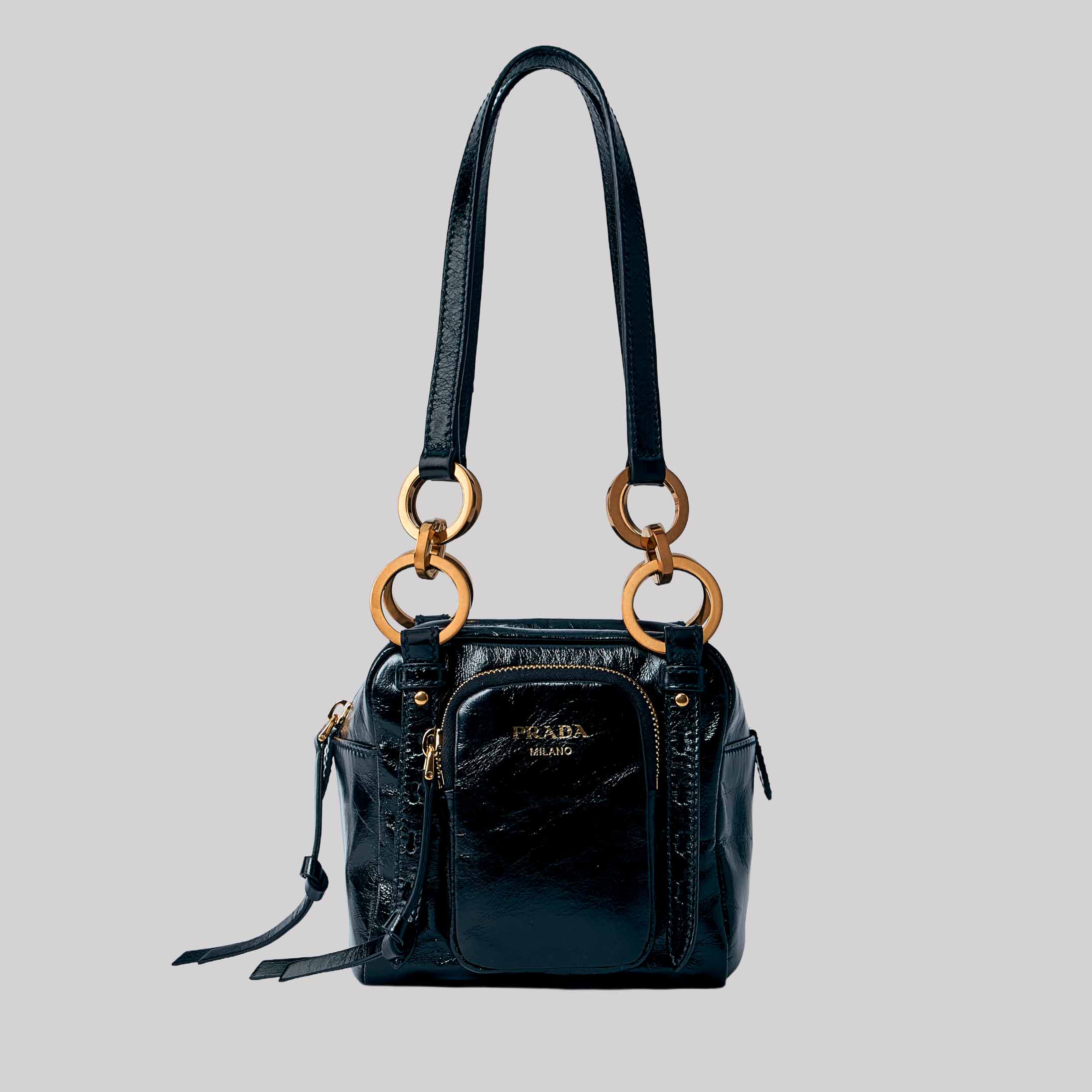 Mini Dangle Leather Handbag