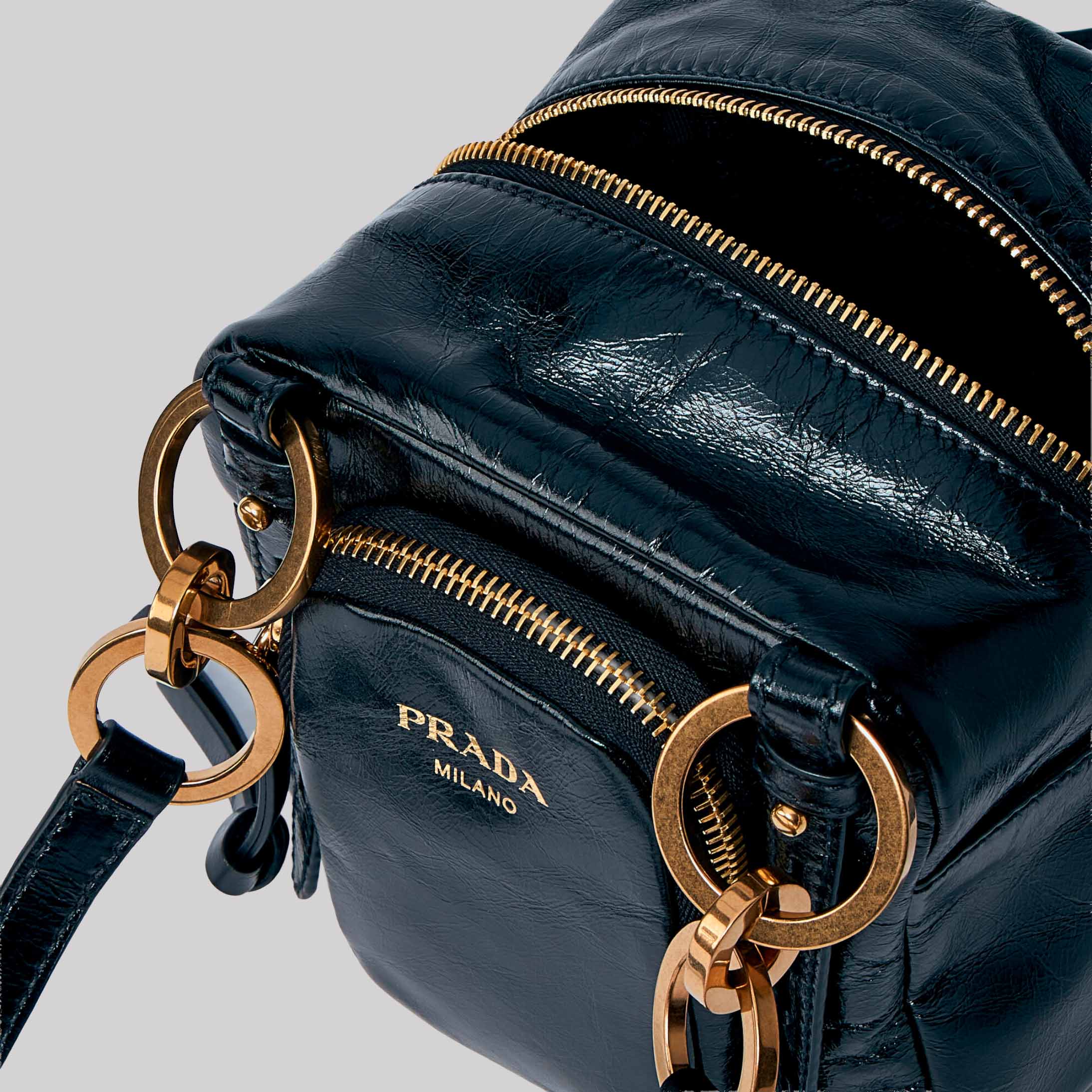 Mini Dangle Leather Handbag