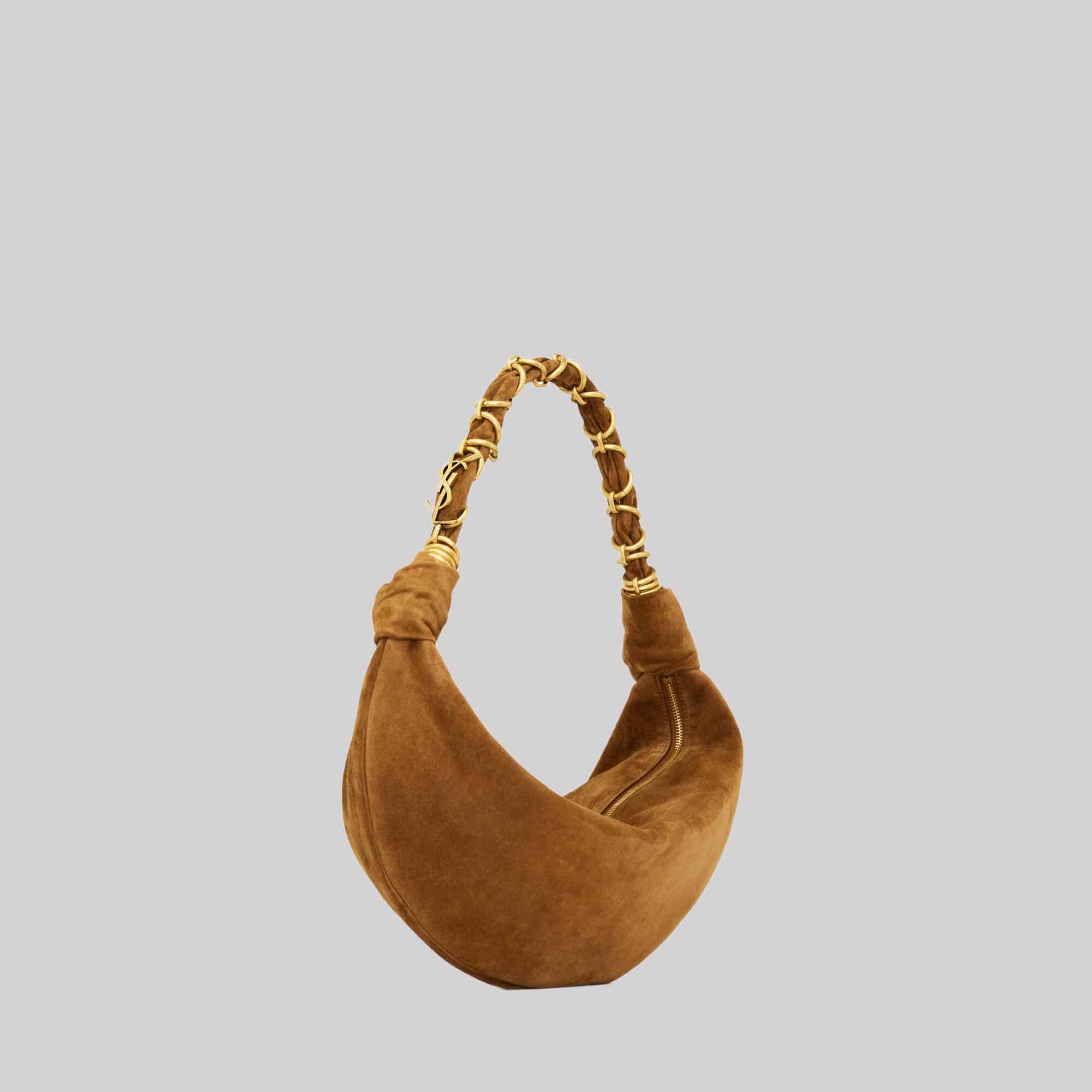 Amalia Small Hobo In Suede