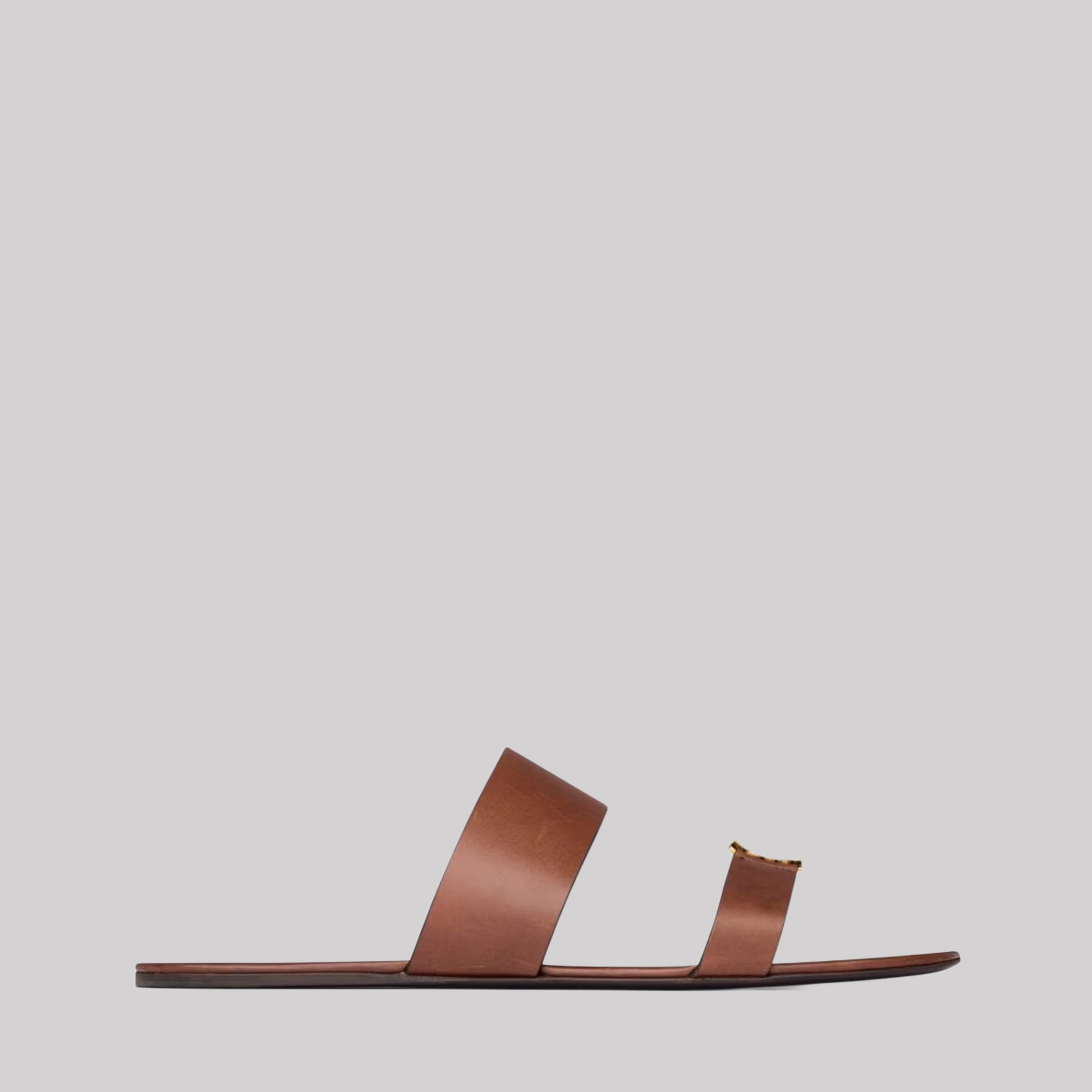 Babylone Slides In Smooth Leather